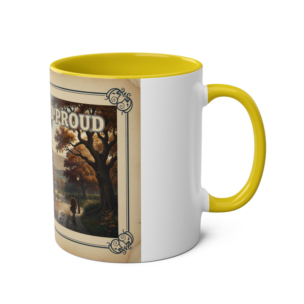 Two-Tone Coffee Mugs, 11oz