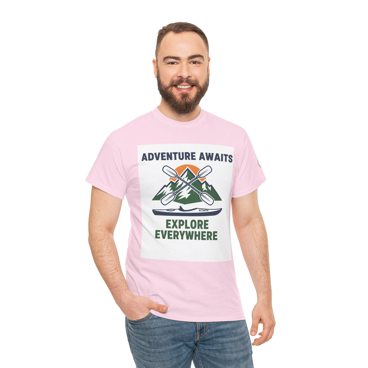 Adventure Awaits T-Shirt — Mountain & Paddle Outdoor Tee — product image 11