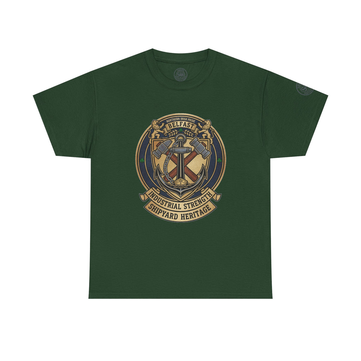 Belfast Shipyard Heritage T-Shirt — Maritime Workwear Tee — product image 8