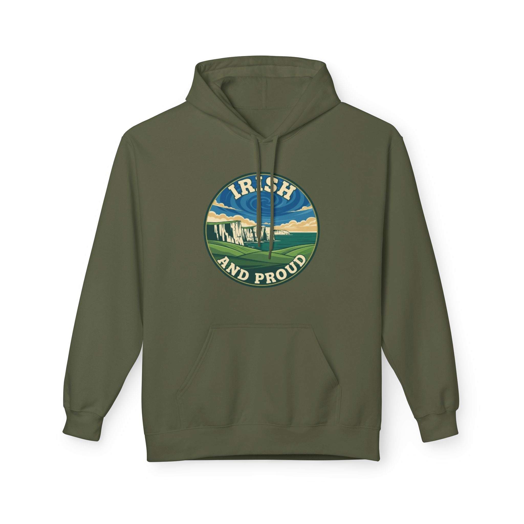Irish and Proud Hoodie — Vintage Ireland Graphic Pullover