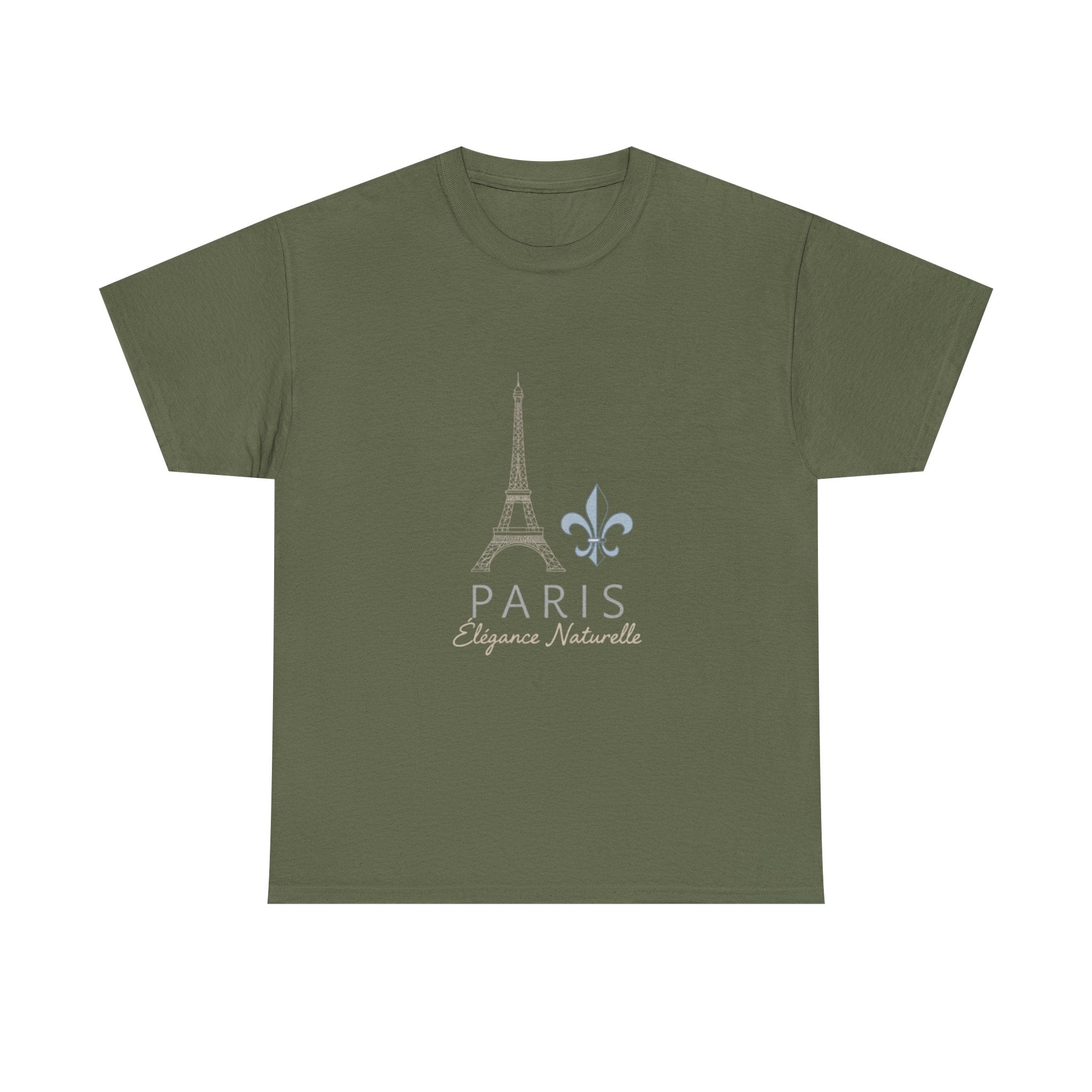 Paris Eiffel Tower Tee – 'Paris Élégance Naturelle' Graphic T-Shirt