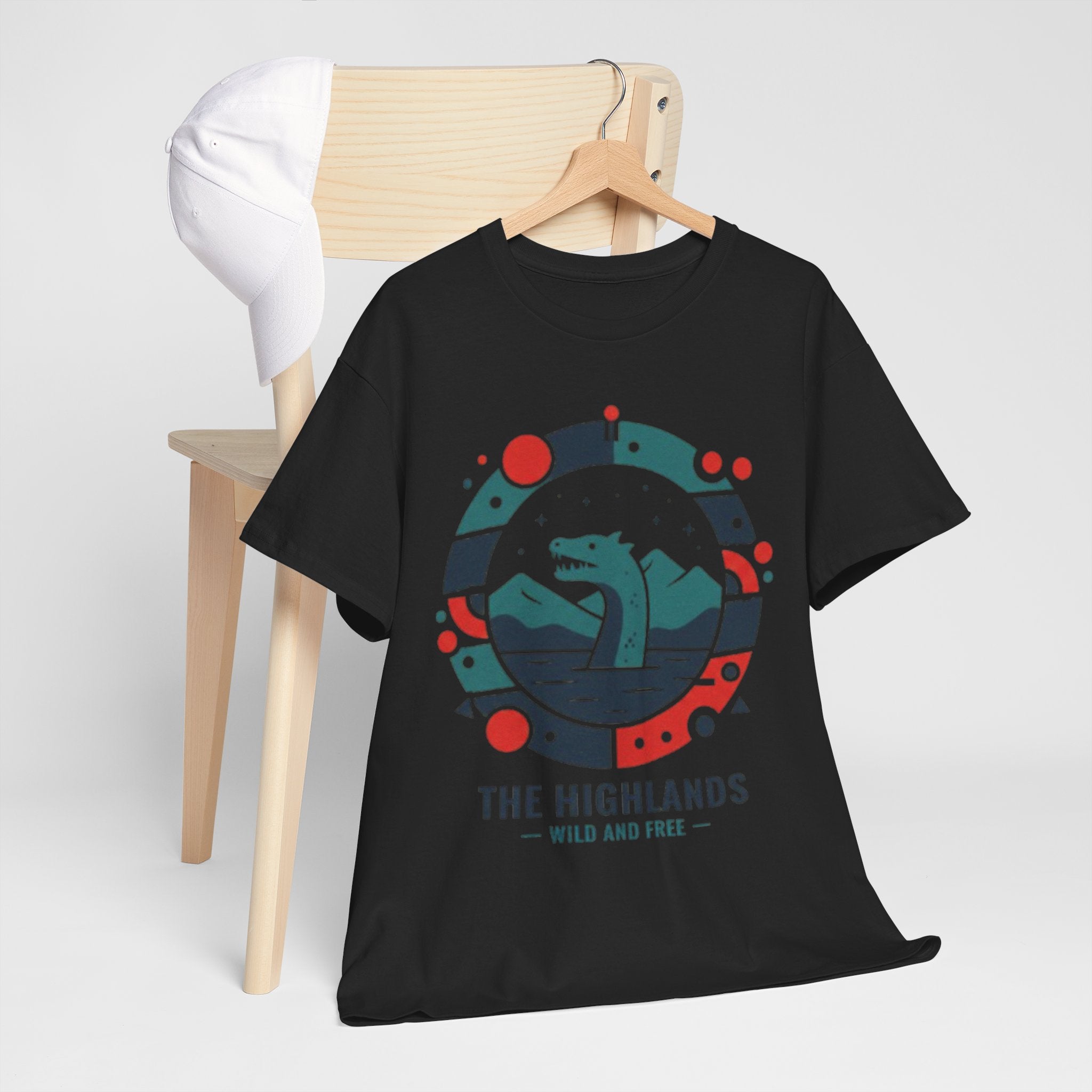 Highlands Waves Tee — "The Highlands: Wild and Free" Graphic T‑Shirt