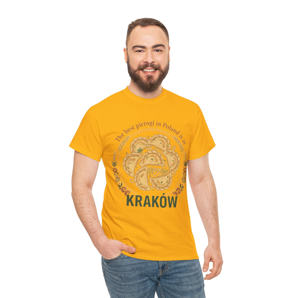 Kraków Pierogi T-Shirt — "The best pierogi in Poland is in Kraków" Shirt