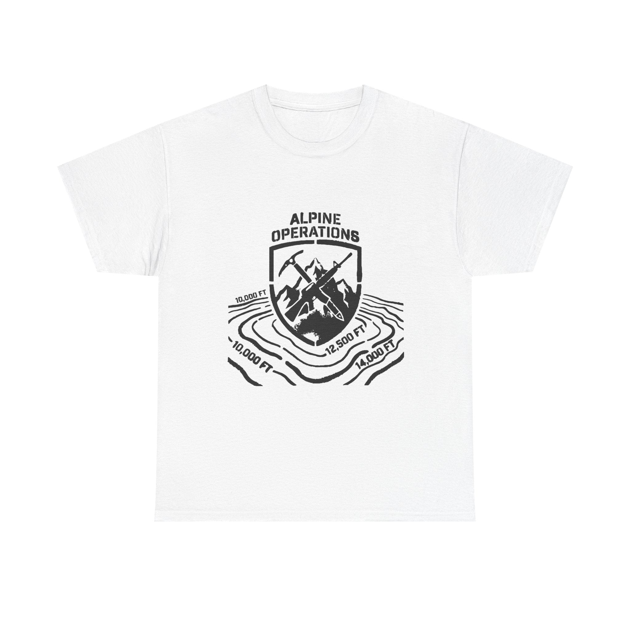 Alpine Operations Cotton Hiking Tee - Mountain Badge Edition