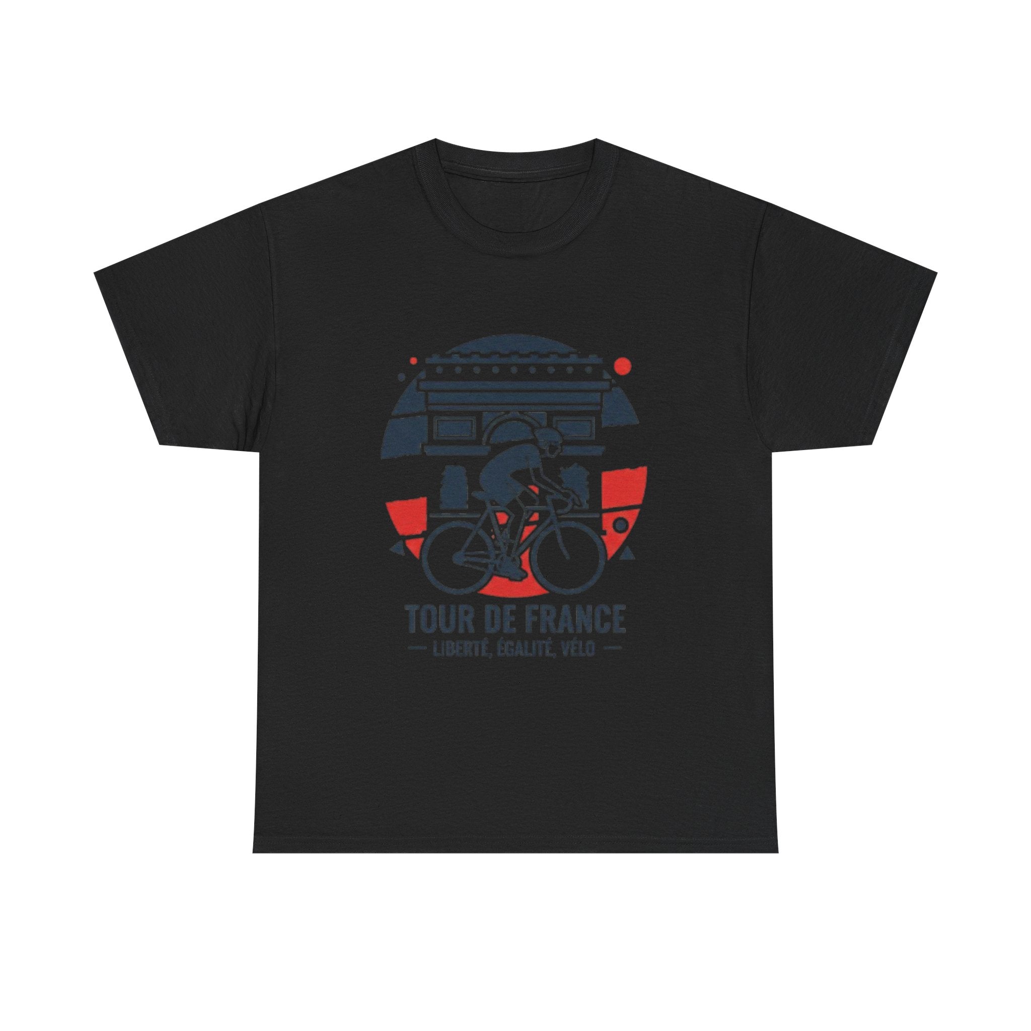 Tour de France Cycling Tee — "Liberté, Égalité, Vélo" Graphic Shirt