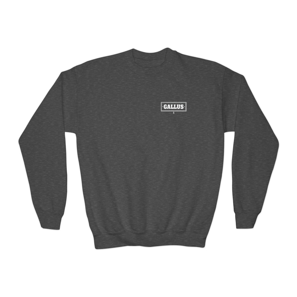 Youth Crewneck Sweatshirt — "The Little Explorers Club" Kids Adventure Crew