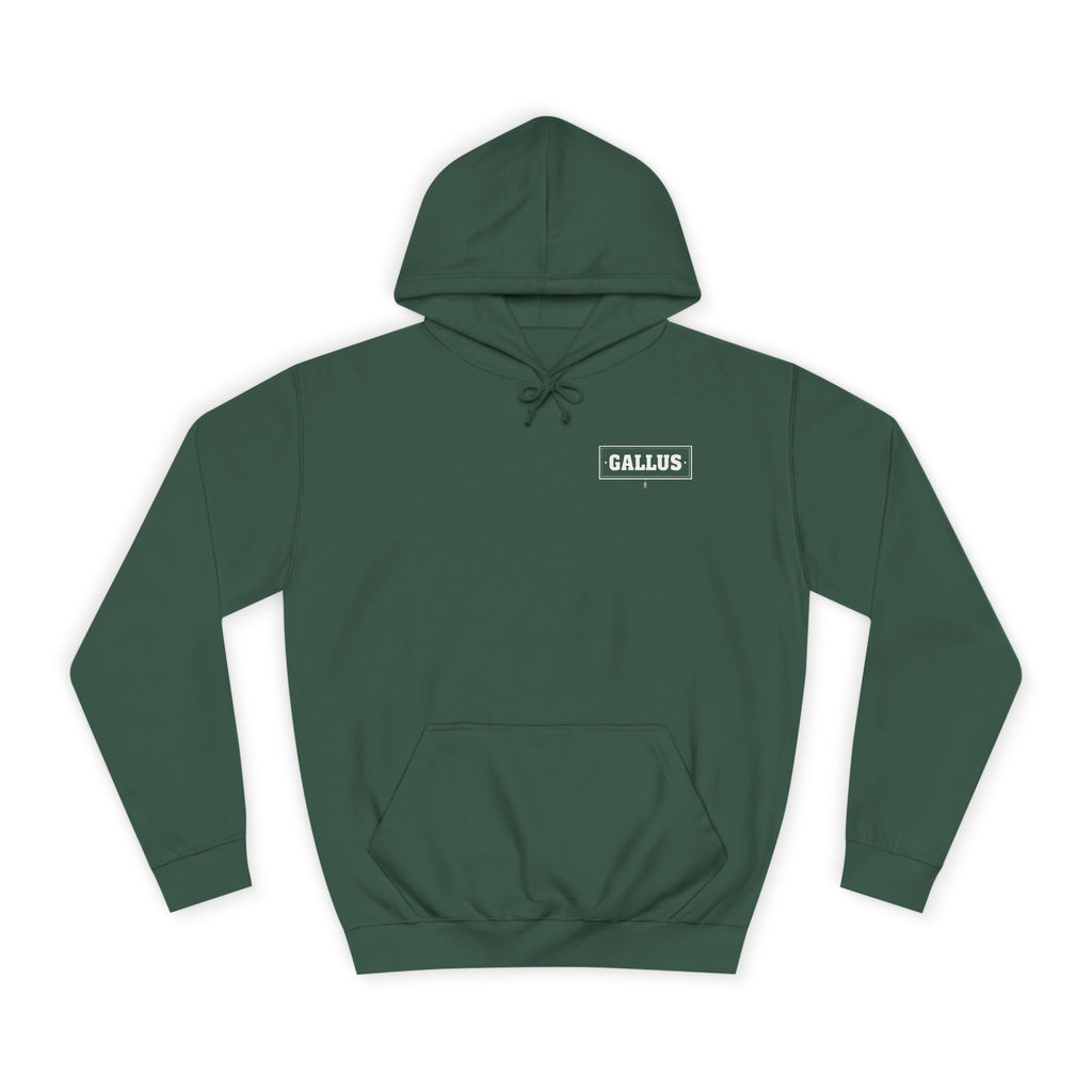 Gallus Mountain Hoodie — Forest Green College Logo Pullover