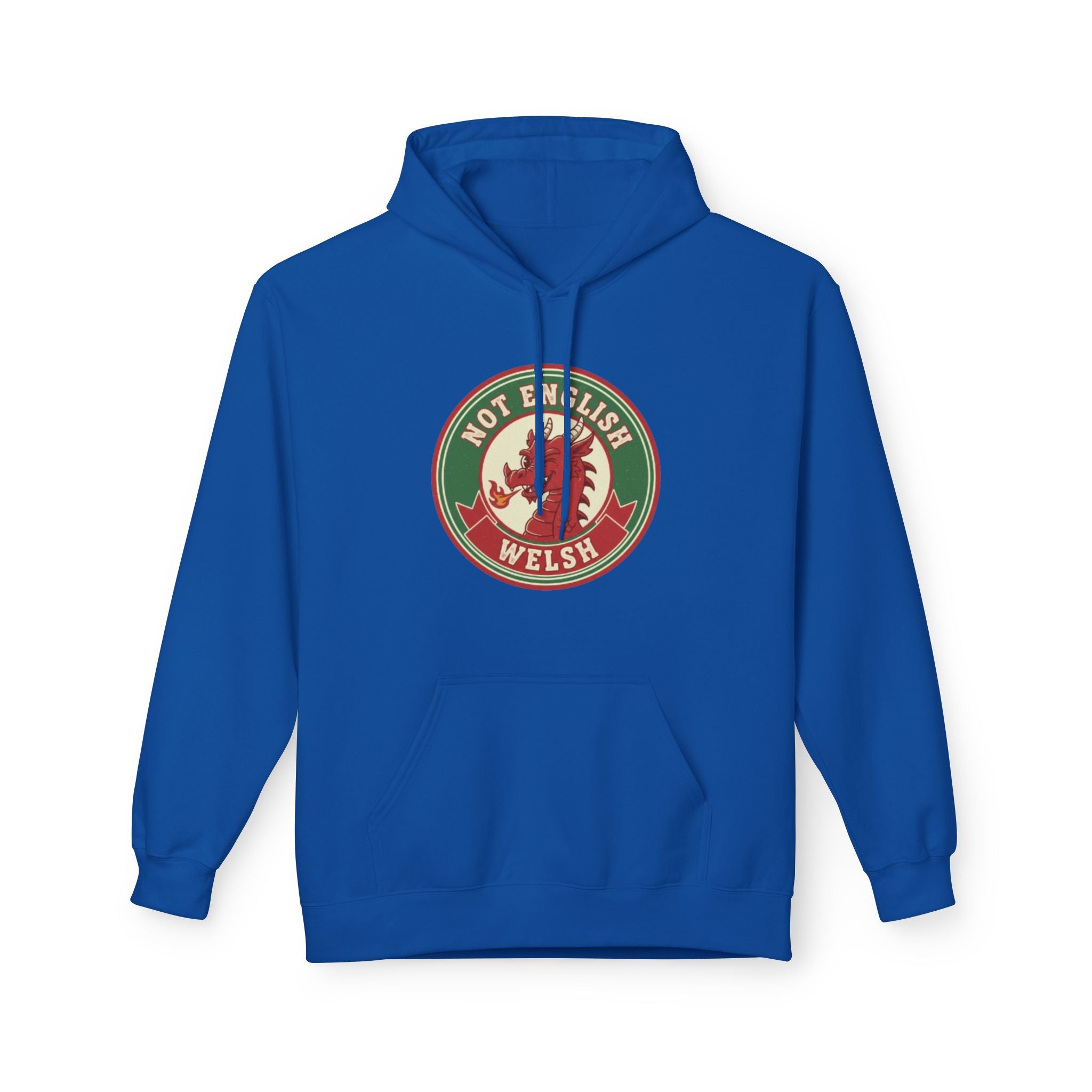 Not English — Welsh Lion Hoodie