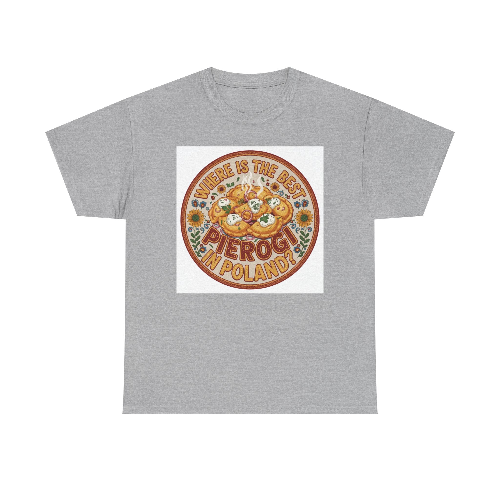Pierogi Shirt - "Pierogi Are the Best in Poland" Retro Food Tee