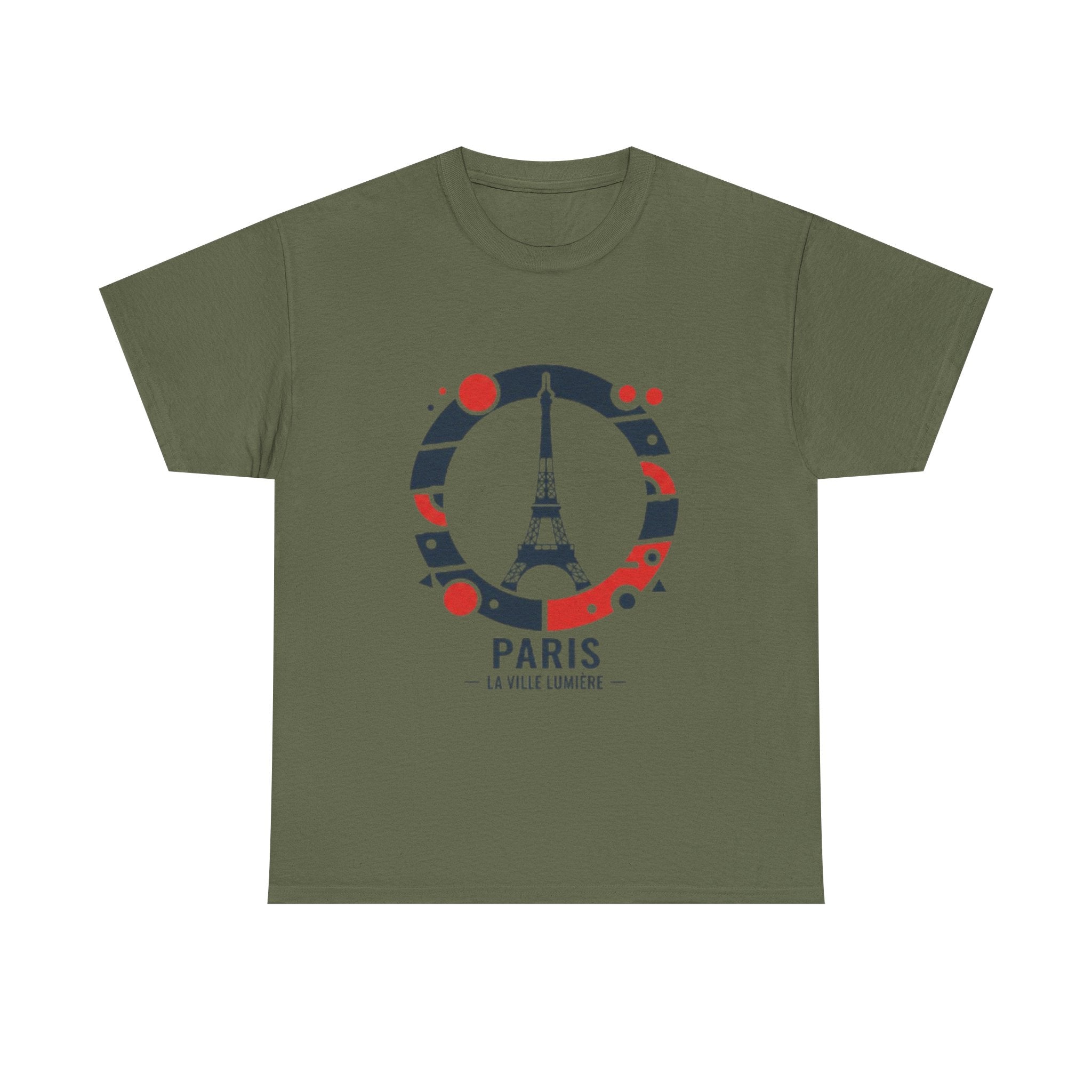 Paris Eiffel Tower Graphic Tee — 'Paris La Ville Lumière' Travel T‑Shirt