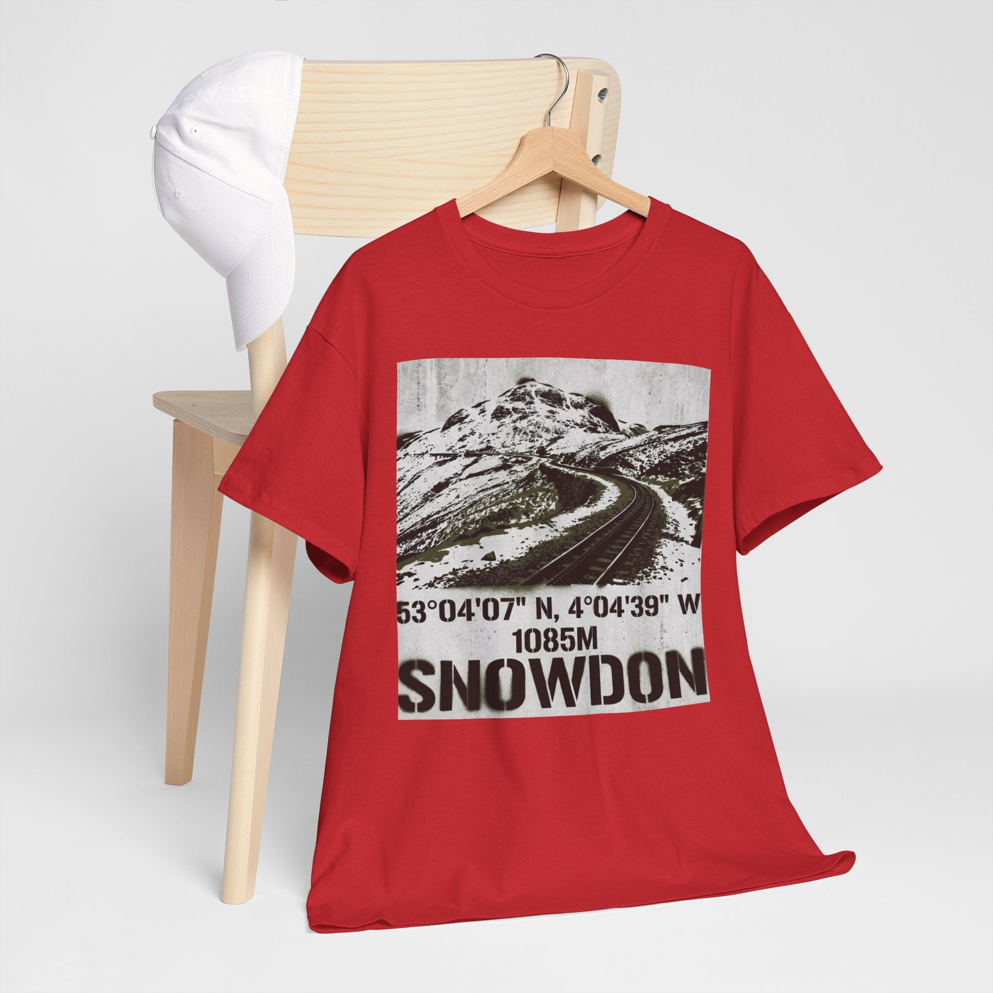 Snowdon Mountain Tee — Snowdon 1085M Coordinates Graphic T-Shirt