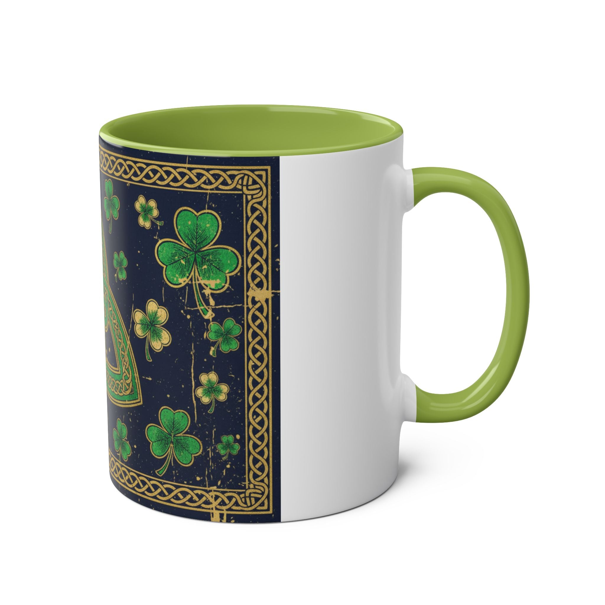 Celtic Trinity Knot Coffee Mug — Shamrock St. Patrick’s Day 11oz