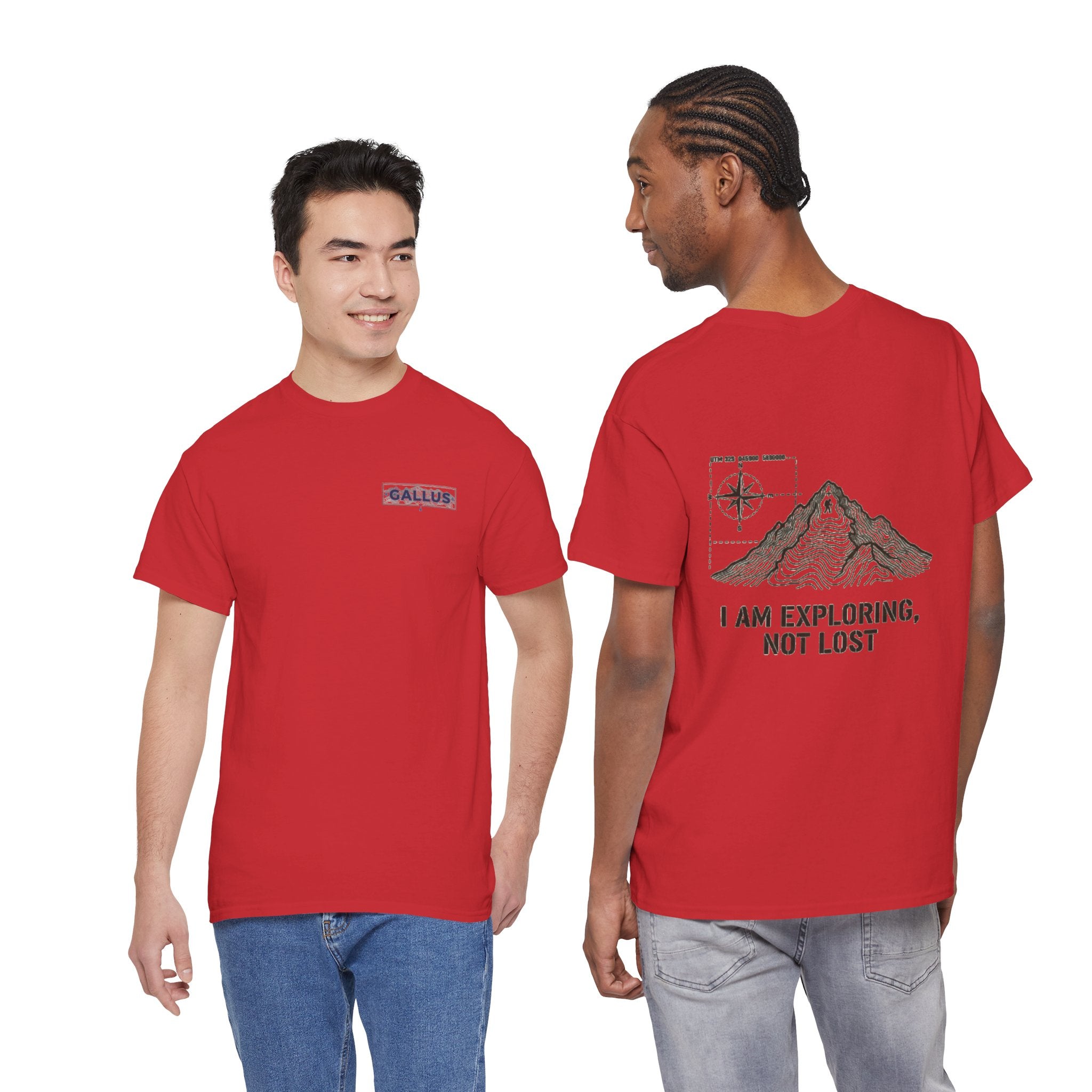 Explorer Mountain Tee — "I Am Exploring, Not Lost" Adventure T-Shirt