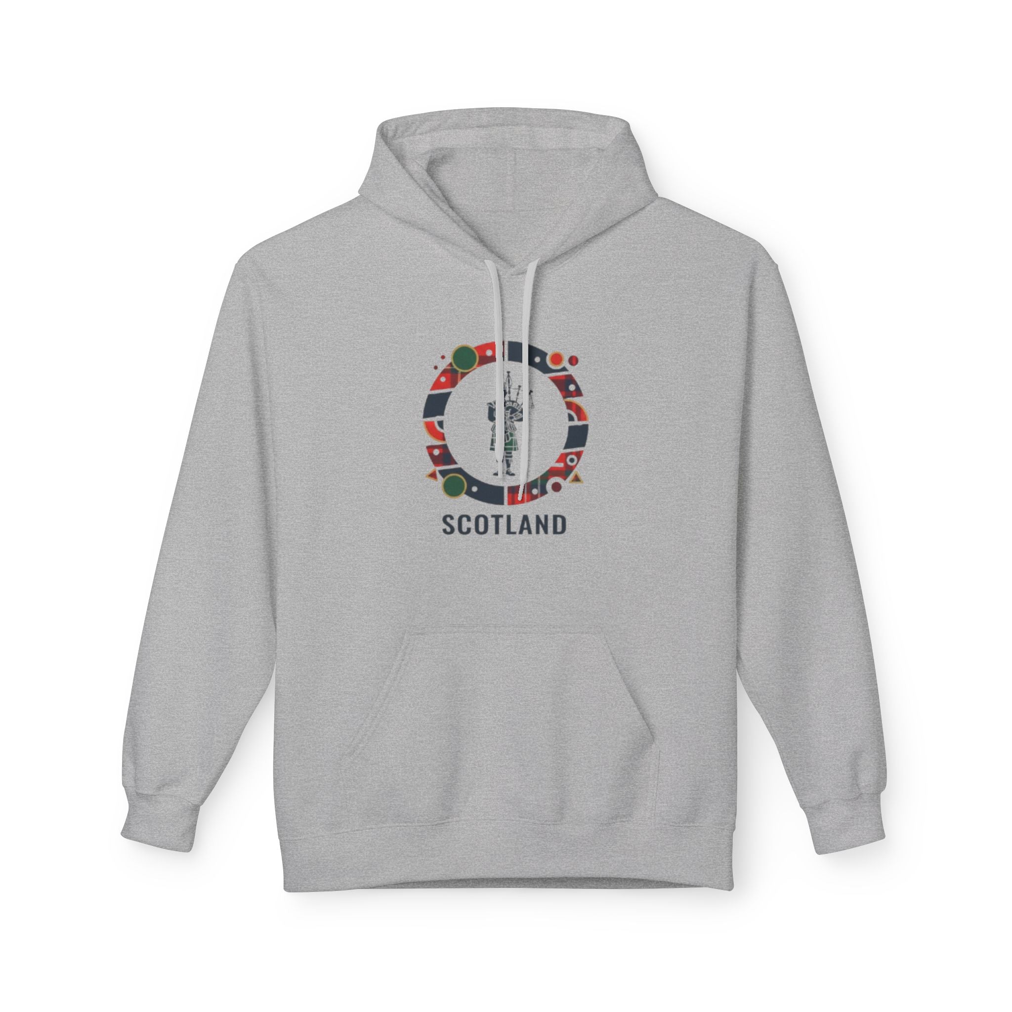 Scotland Crest Graphic Hoodie — Scottish Flag & Thistle Travel Souvenir