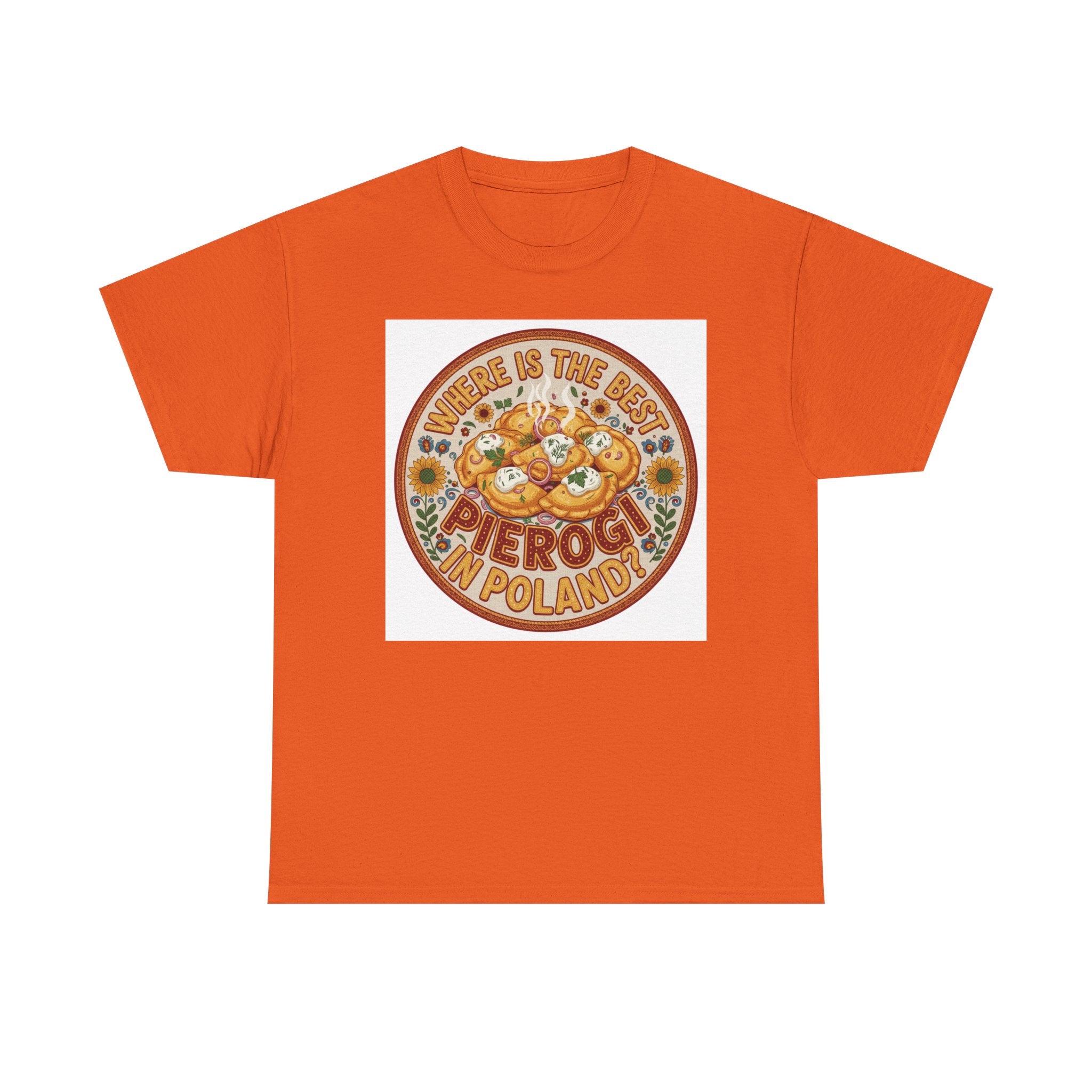 Pierogi Shirt - "Pierogi Are the Best in Poland" Retro Food Tee