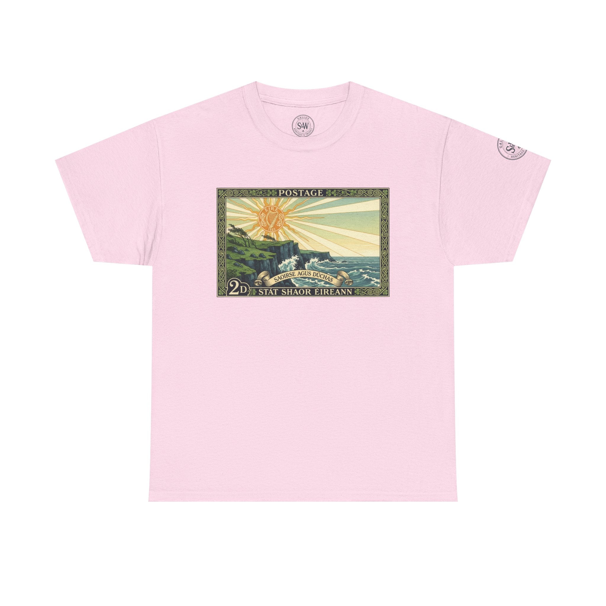 Vintage Irish Postage Stamp T‑Shirt