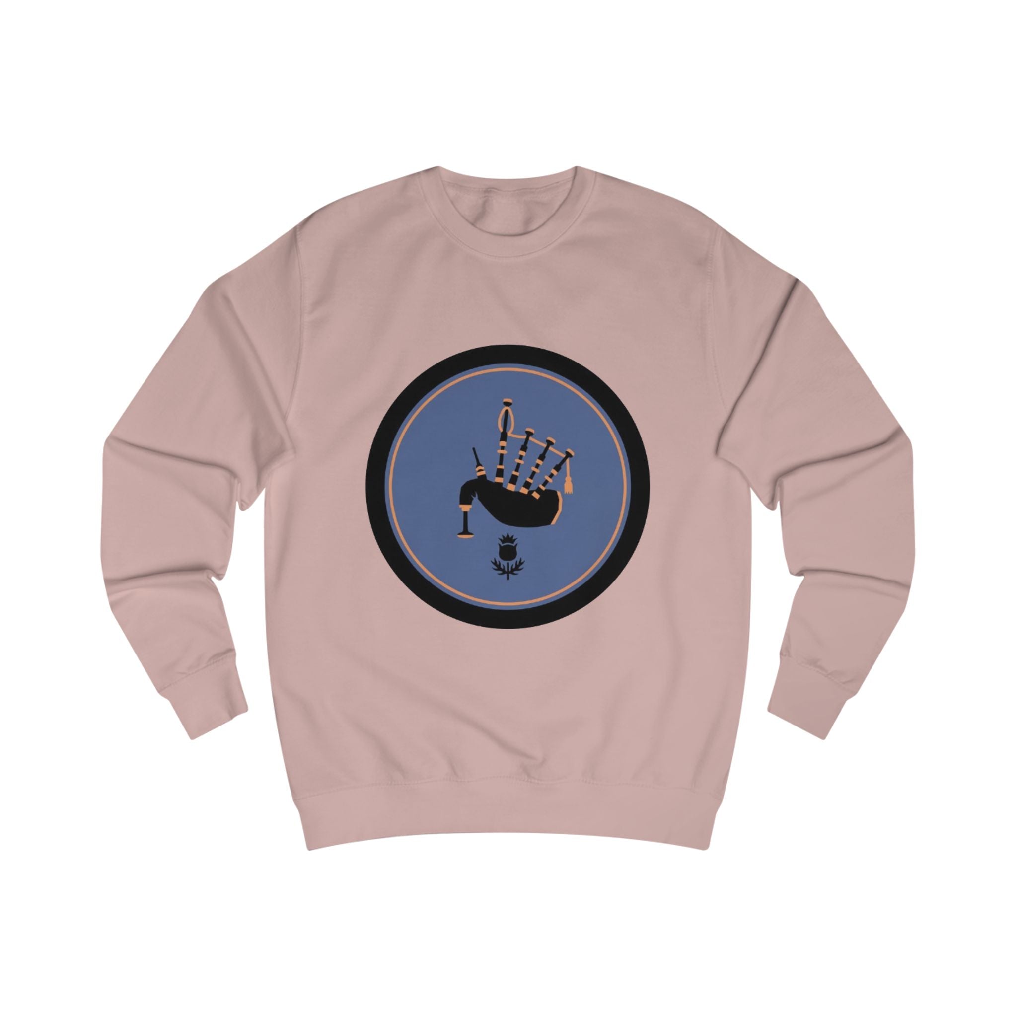 Bagpipes Crest Sweatshirt — Scottish Music Heritage Crewneck