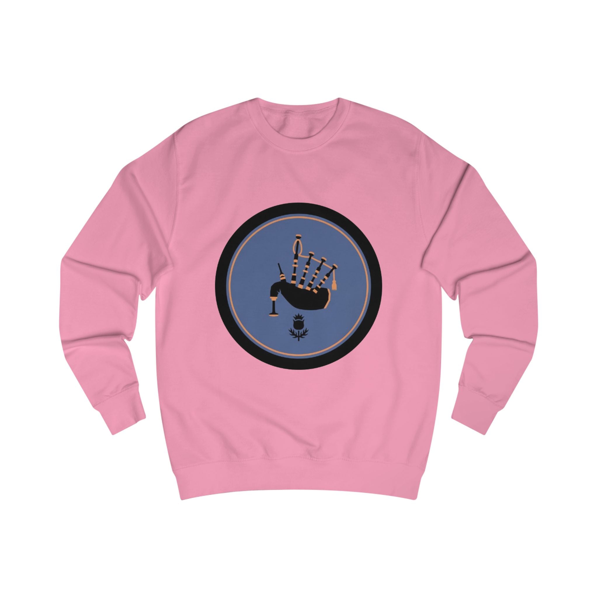 Bagpipes Crest Sweatshirt — Scottish Music Heritage Crewneck