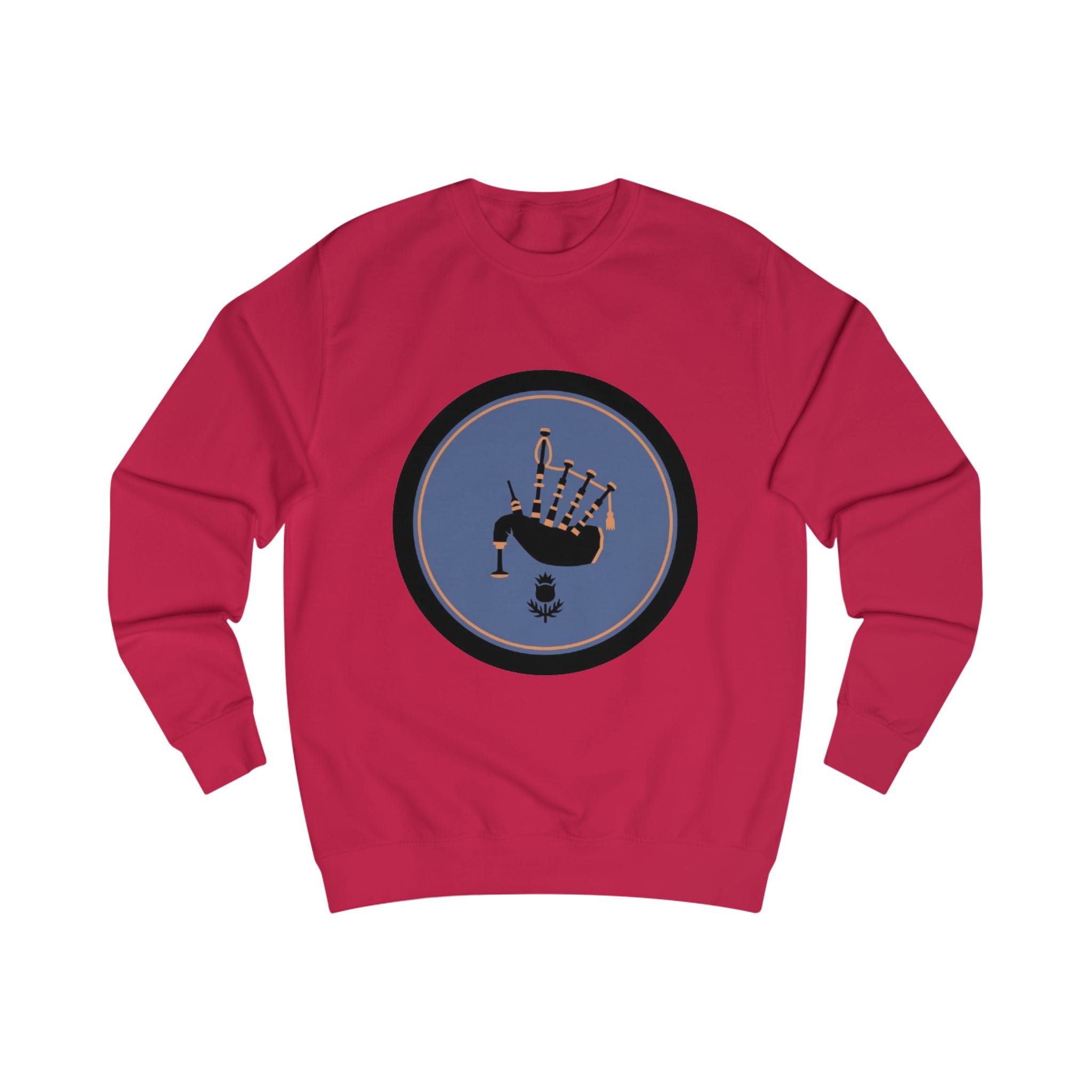 Bagpipes Crest Sweatshirt — Scottish Music Heritage Crewneck