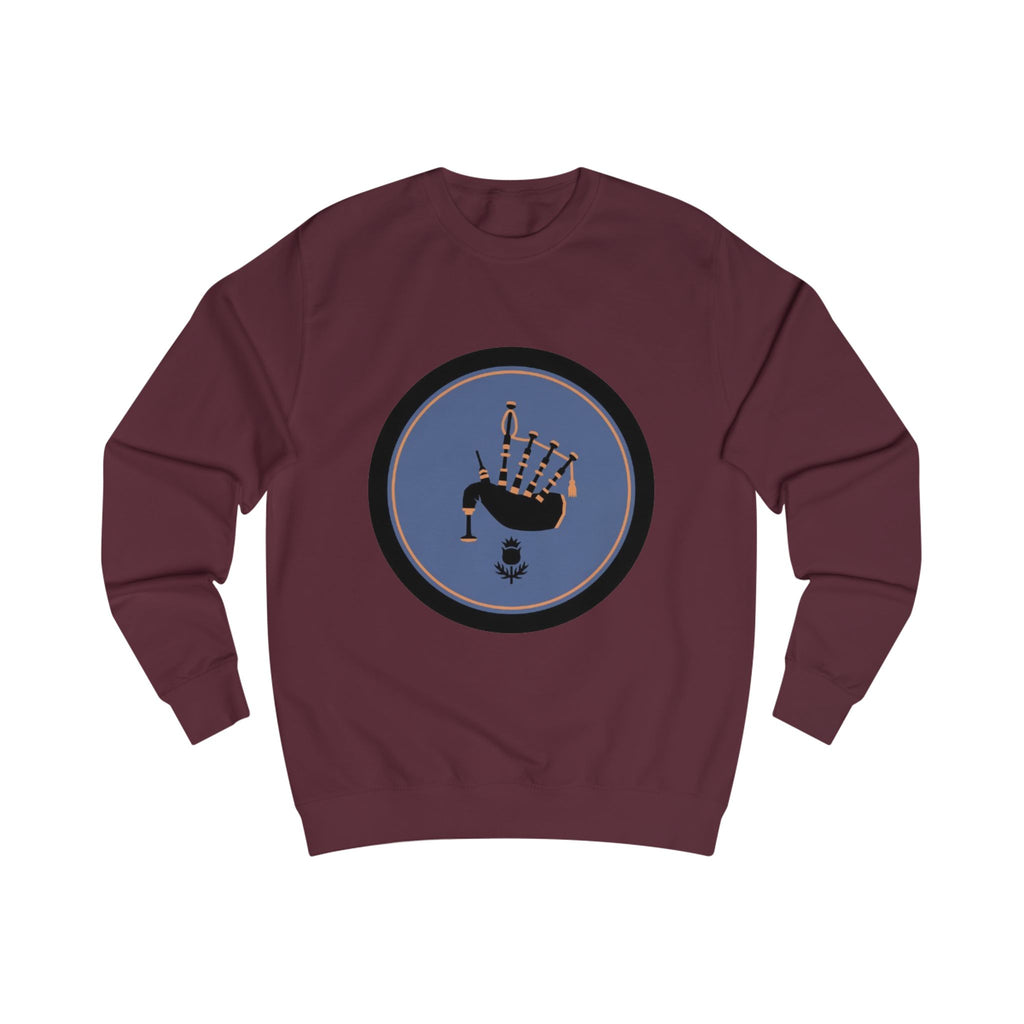 Bagpipes Crest Sweatshirt — Scottish Music Heritage Crewneck