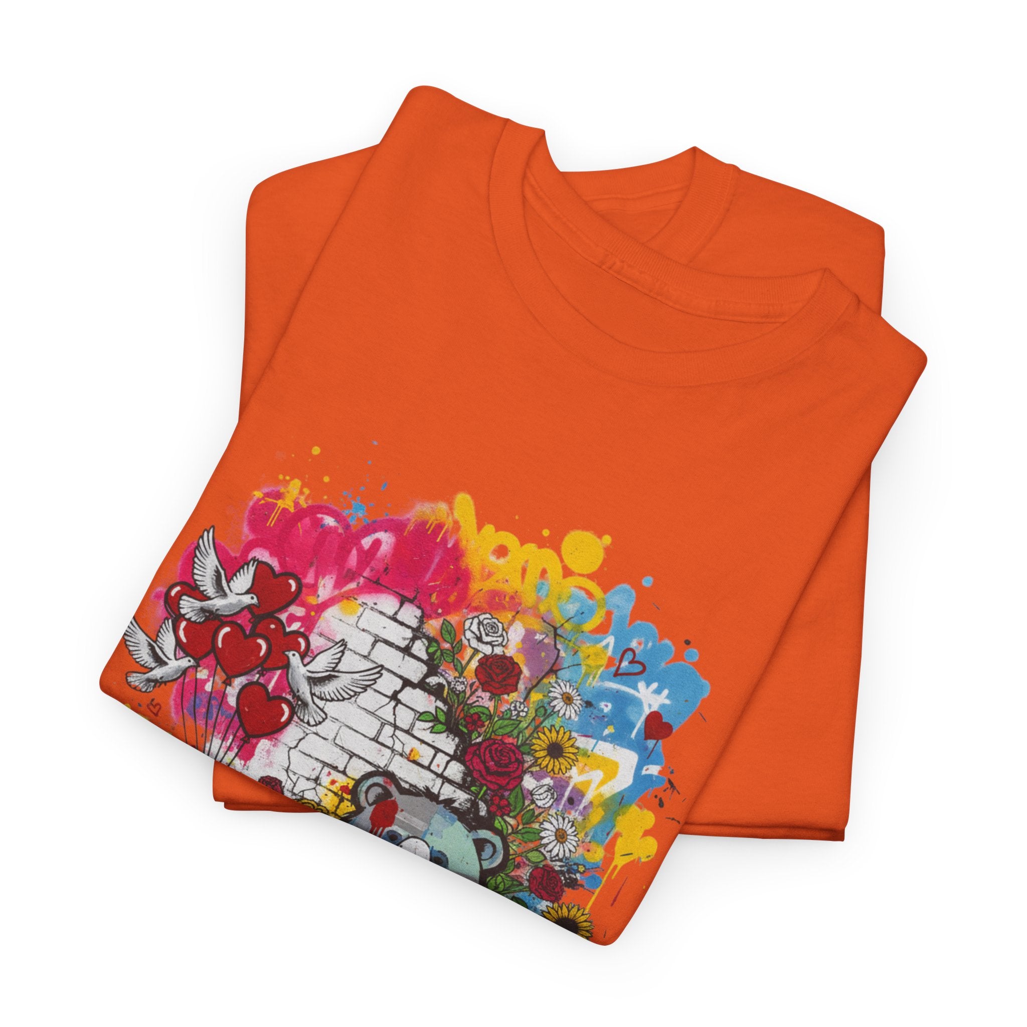 Graffiti Bear T-Shirt — Colourful Street Art Bear Graphic Tee