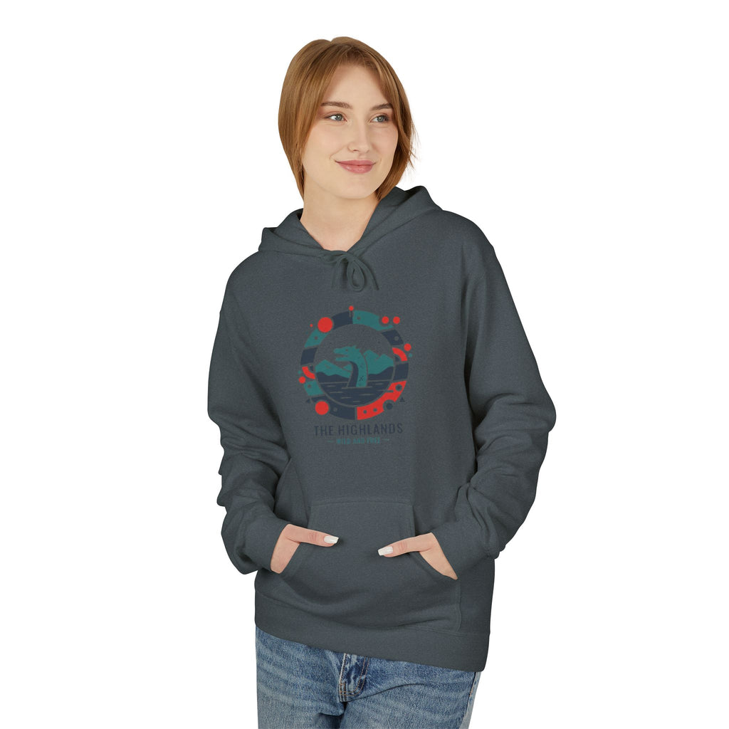 Highlands Mountain Hoodie — Scenic Retro Adventure Pullover