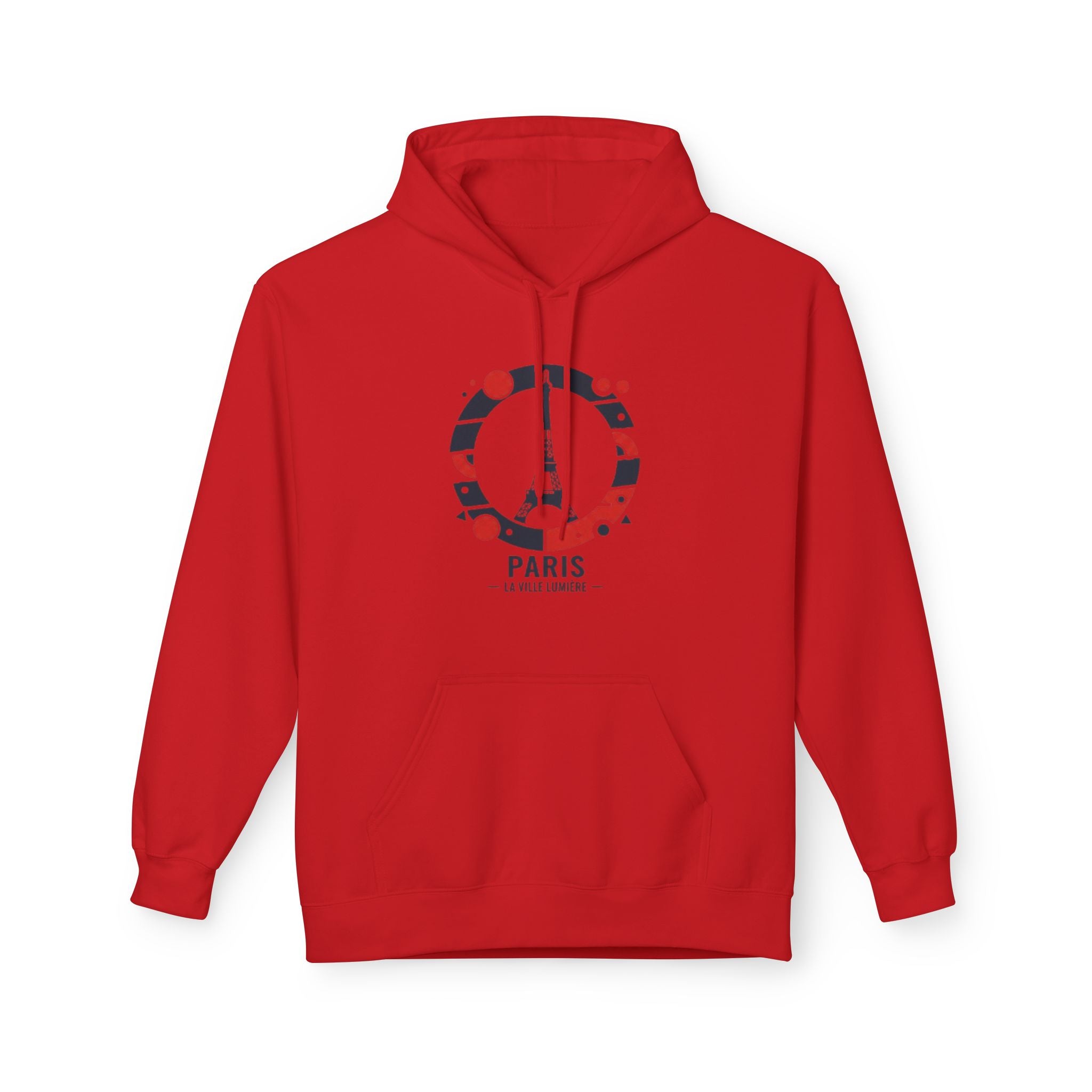 Paris Eiffel Circle Hoodie — La Ville Lumière Travel Sweatshirt