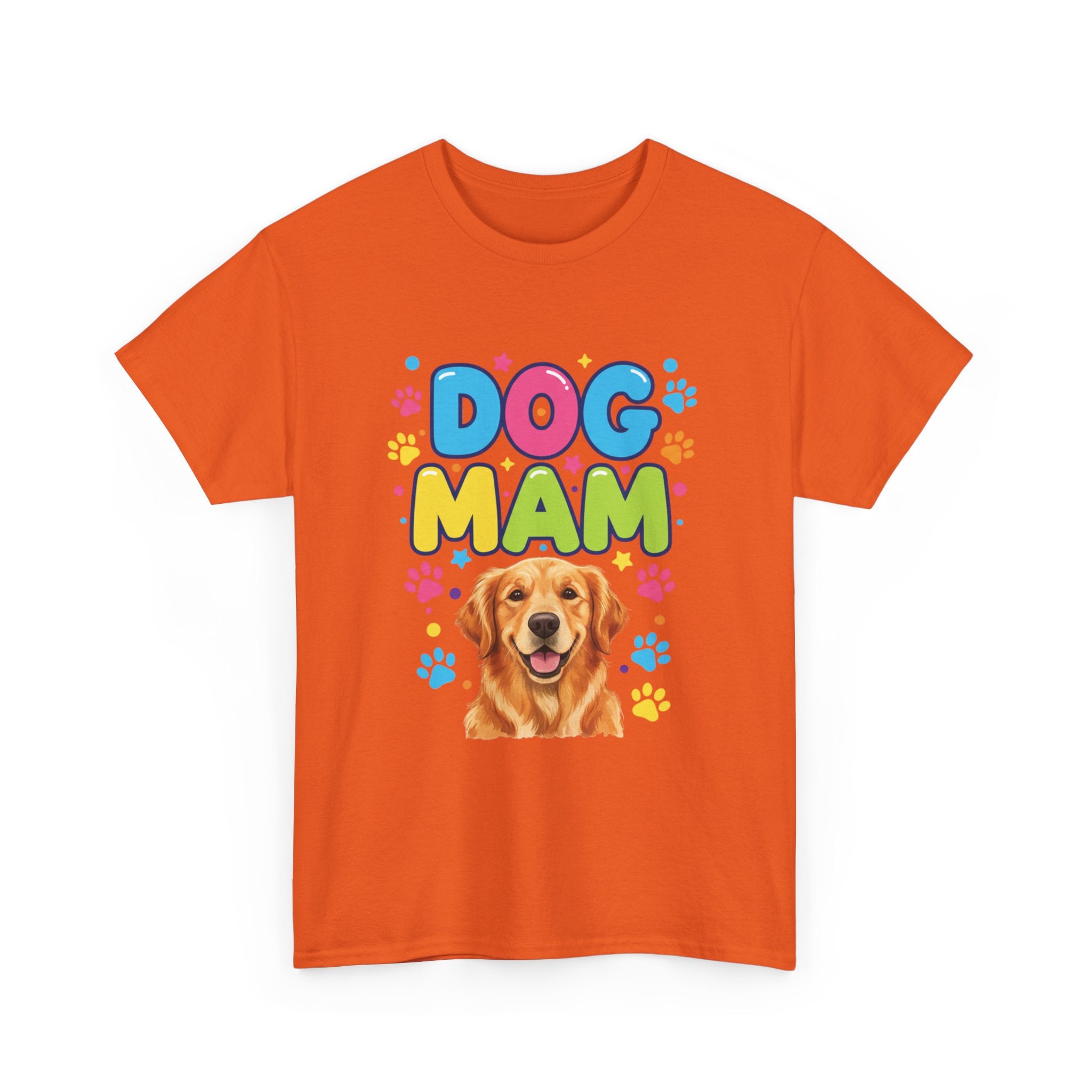Dog Mam T-Shirt — Cute Colorful "Dog Mam" Graphic Tee for Dog Lovers