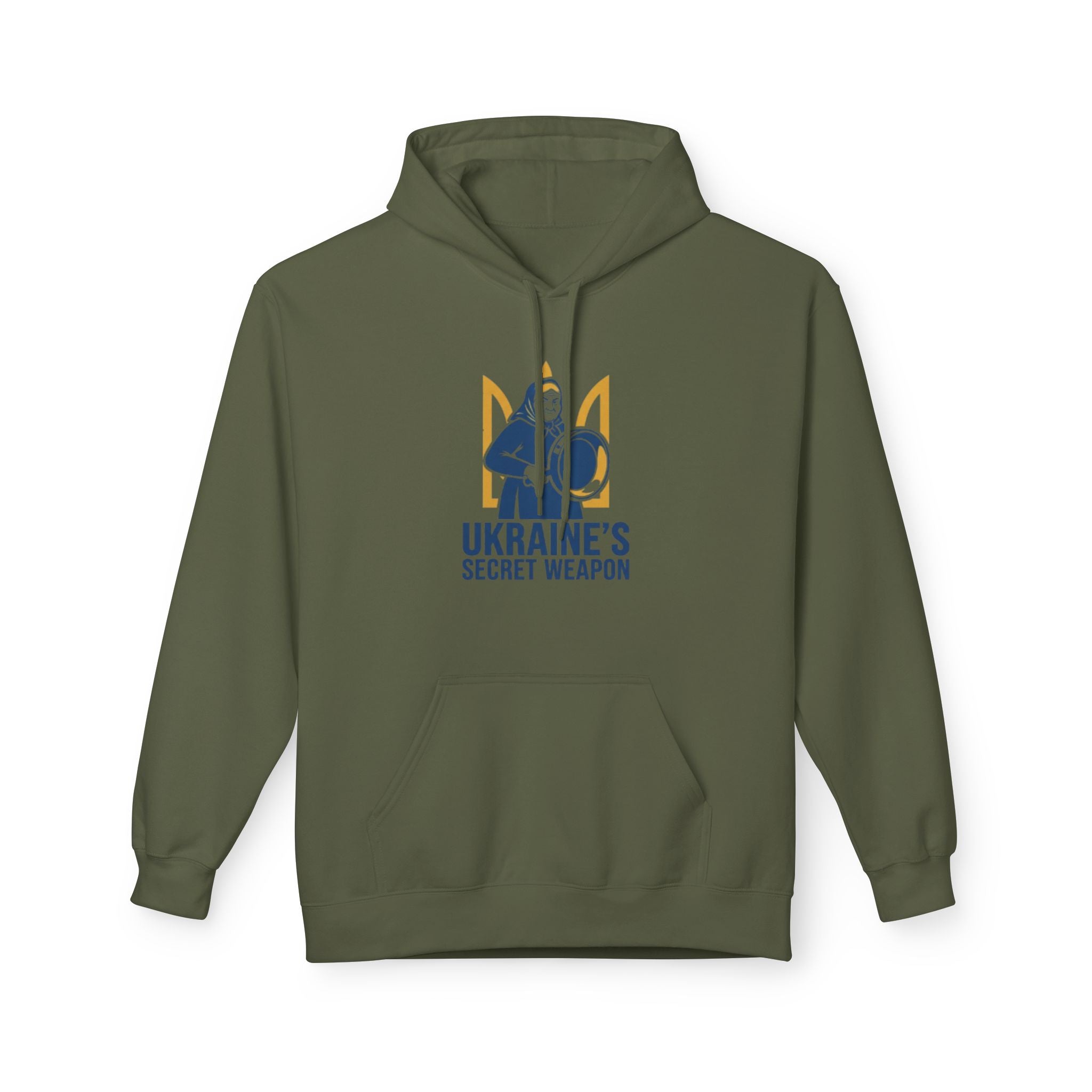 Hoodie — "Ukraine's Secret Weapon" Trident Design