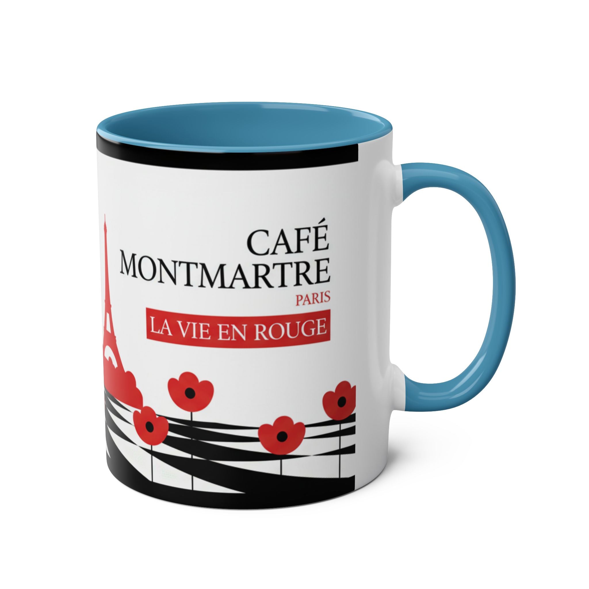 Two-Tone Coffee Mugs, 11oz