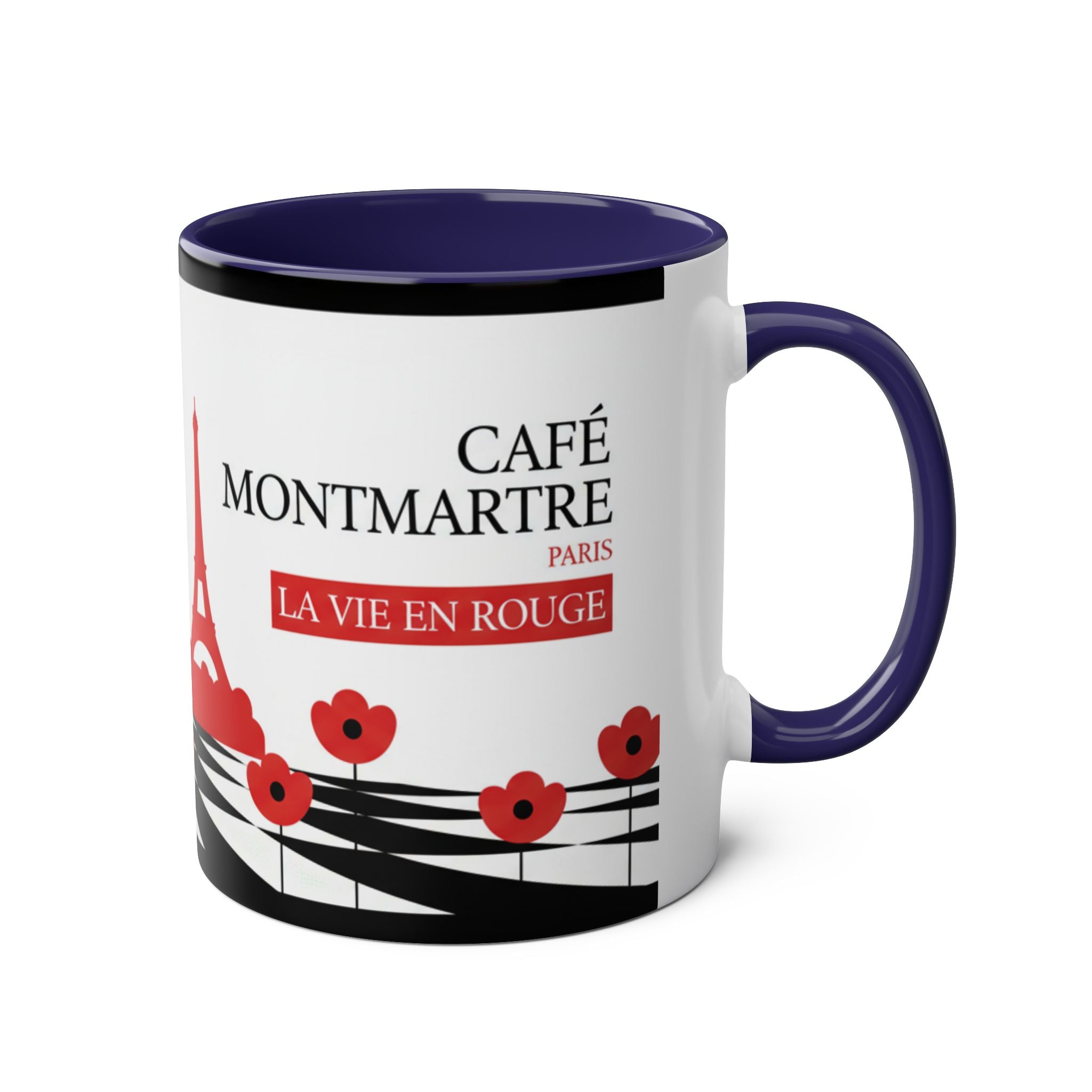 Two-Tone Coffee Mugs, 11oz