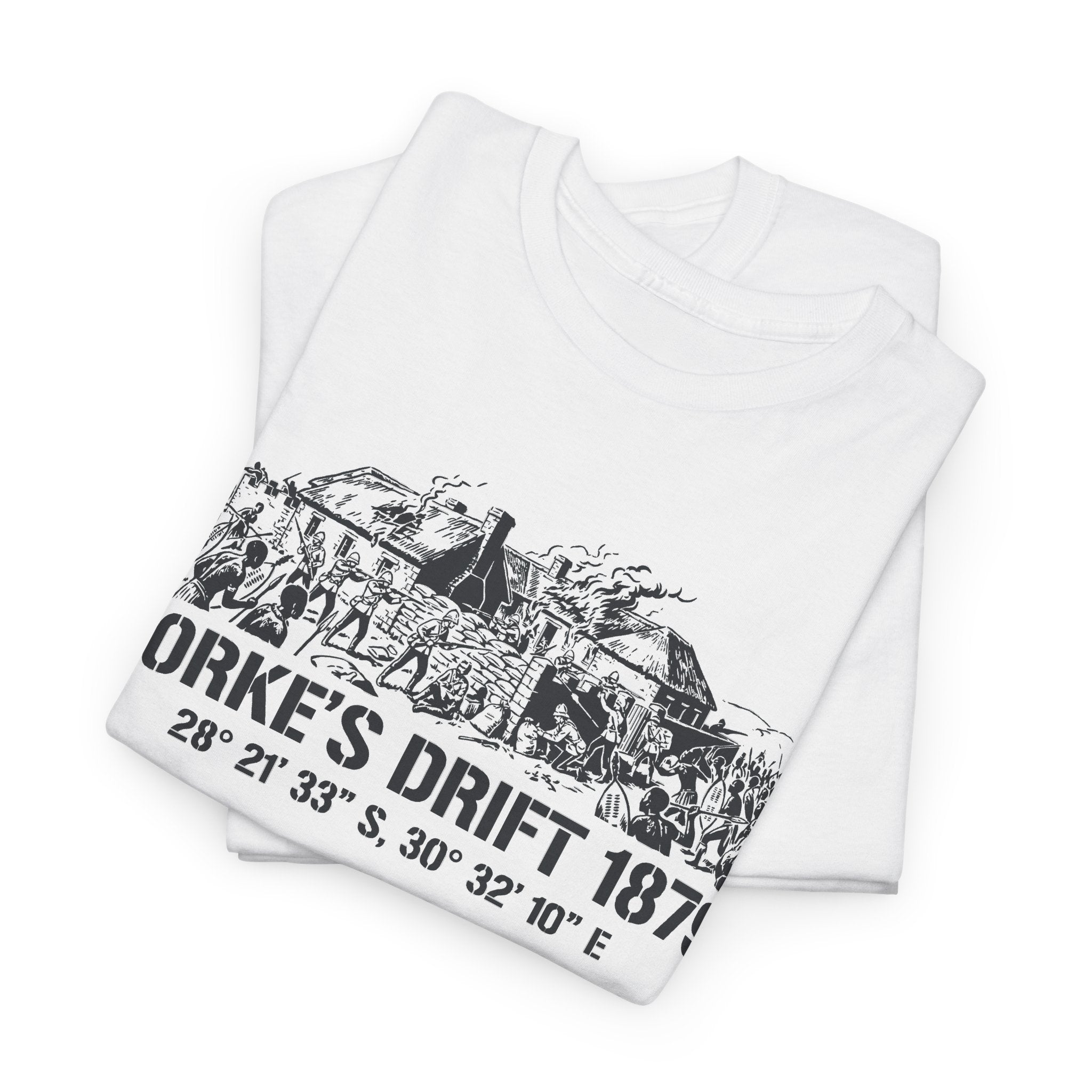 Rorke's Drift 1879 Tee | Historical Battle Illustration