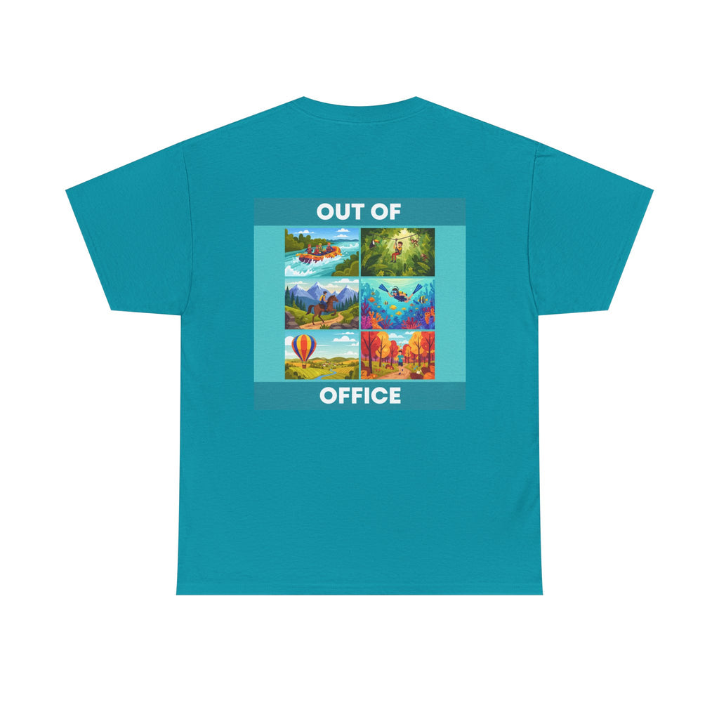 Out of Office Tee — Travel Scenes Graphic T-Shirt