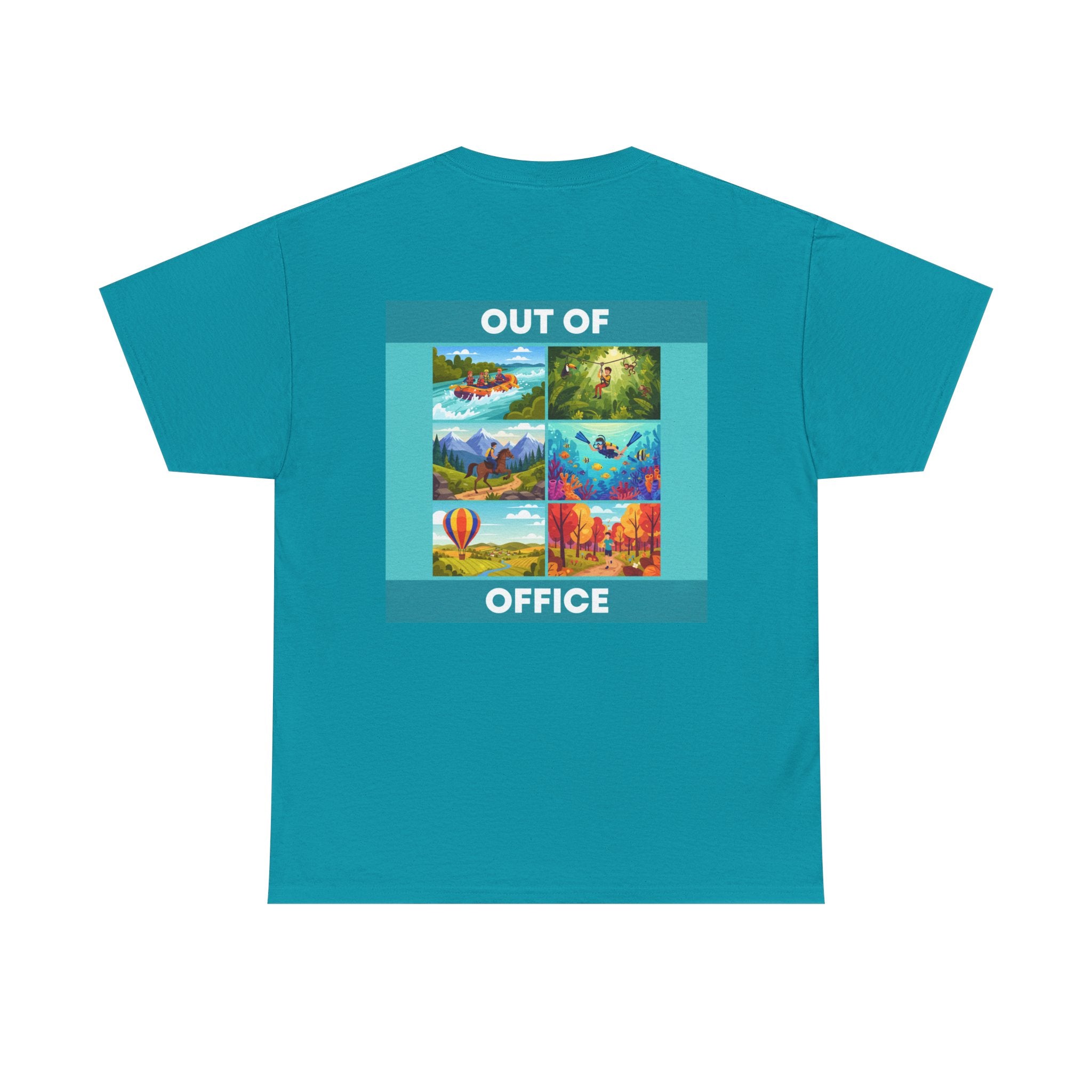 Out of Office Tee — Travel Scenes Graphic T-Shirt