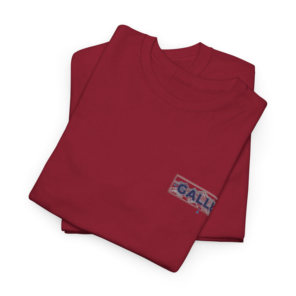 Gallus Logo Tee — Minimal Chest Patch White T-Shirt
