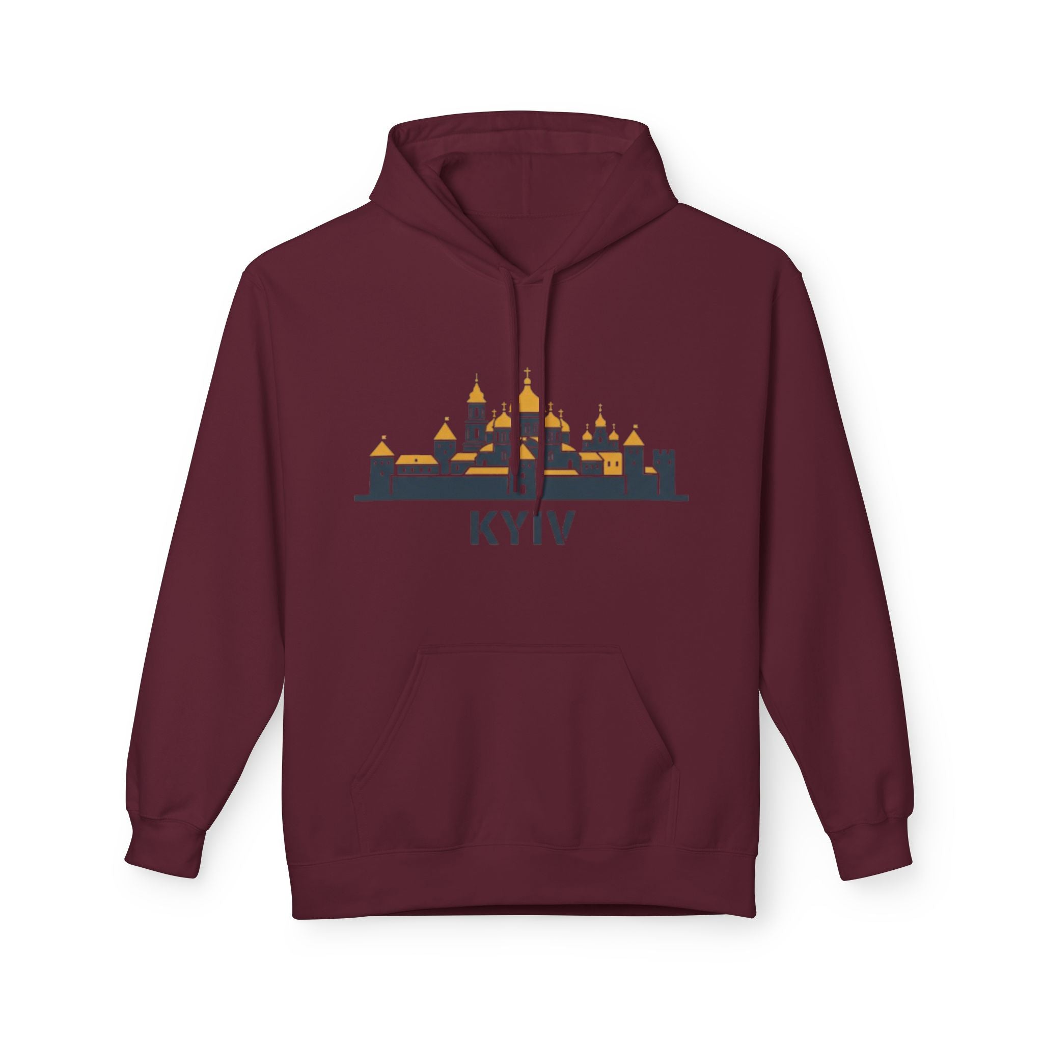 Kyiv Skyline Hoodie — Minimal Cityscape Ukraine Pride Sweatshirt