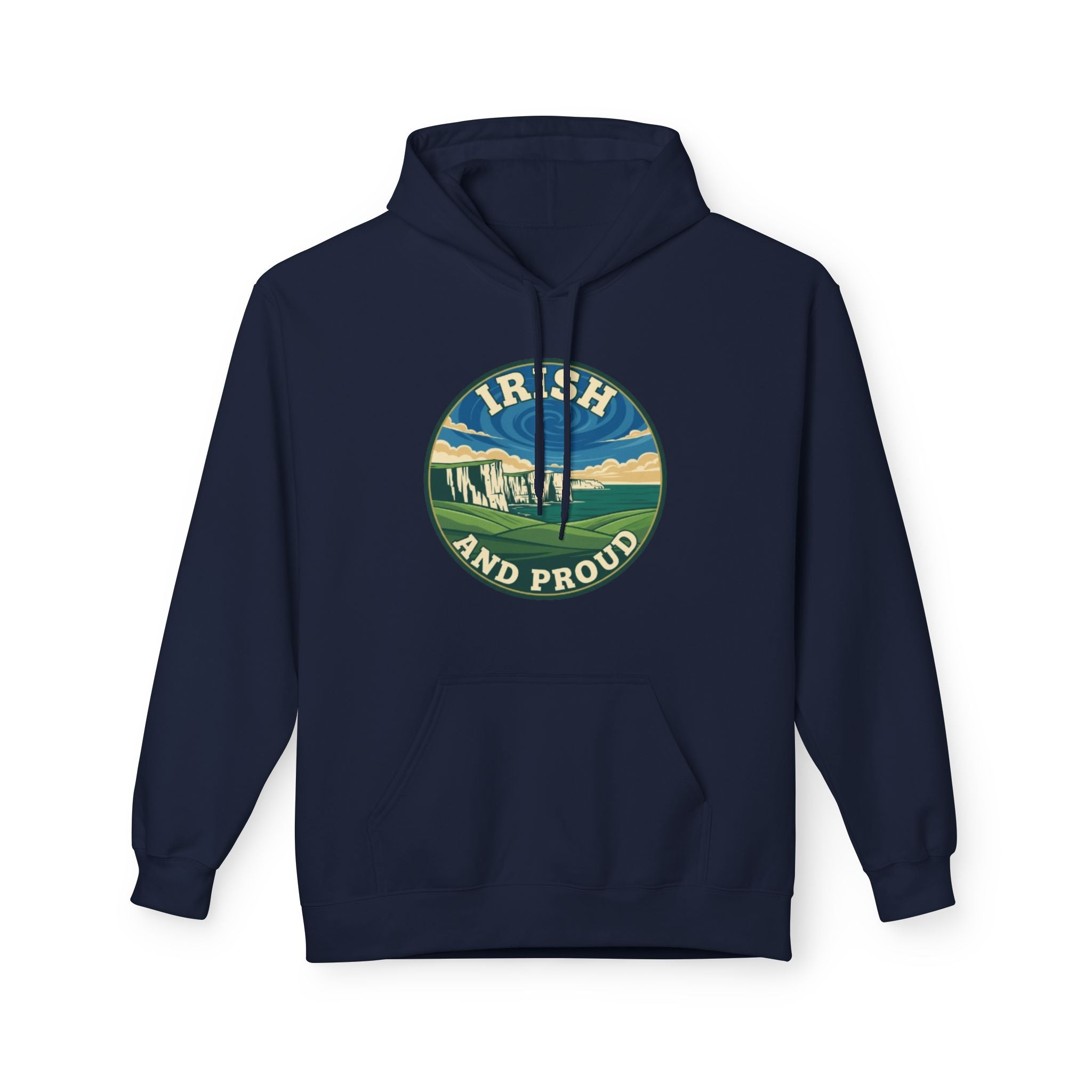 Irish and Proud Hoodie — Vintage Ireland Graphic Pullover