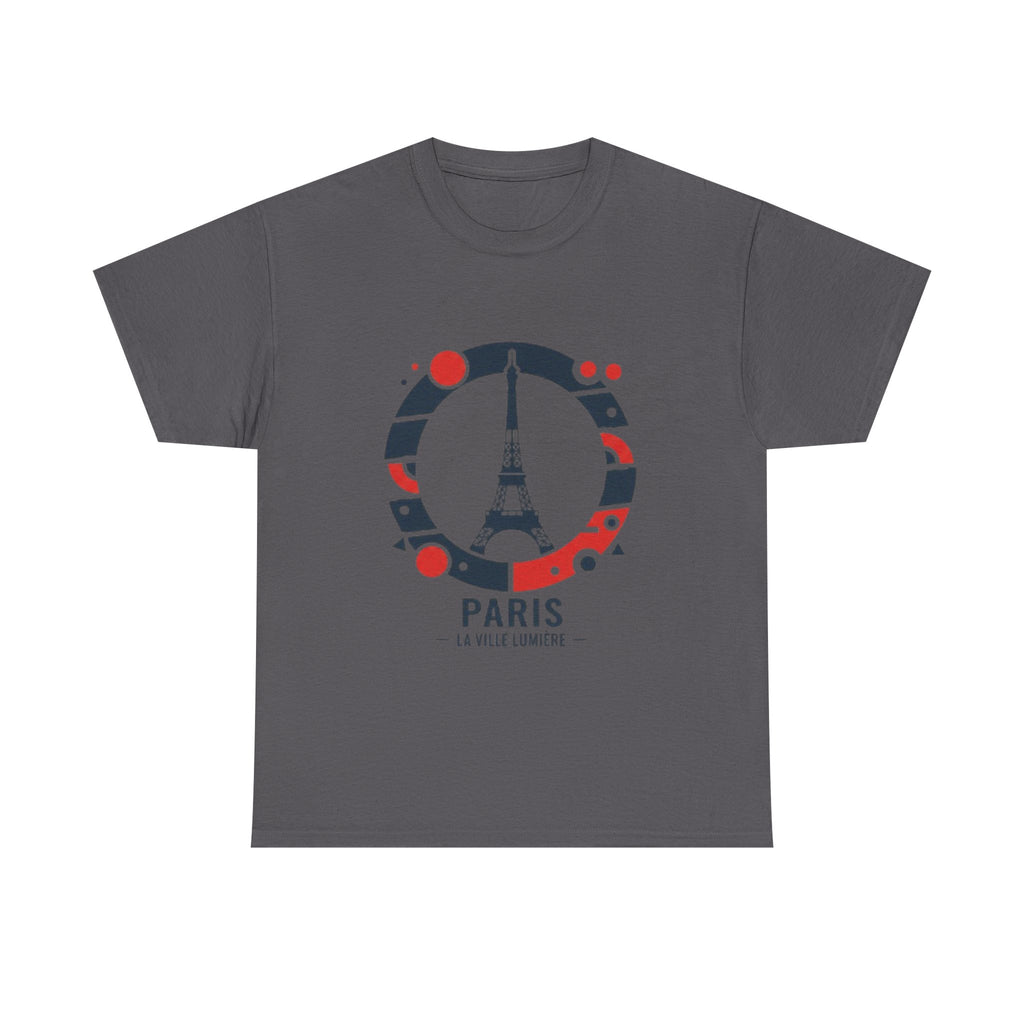 Paris Eiffel Tower Graphic Tee — 'Paris La Ville Lumière' Travel T‑Shirt