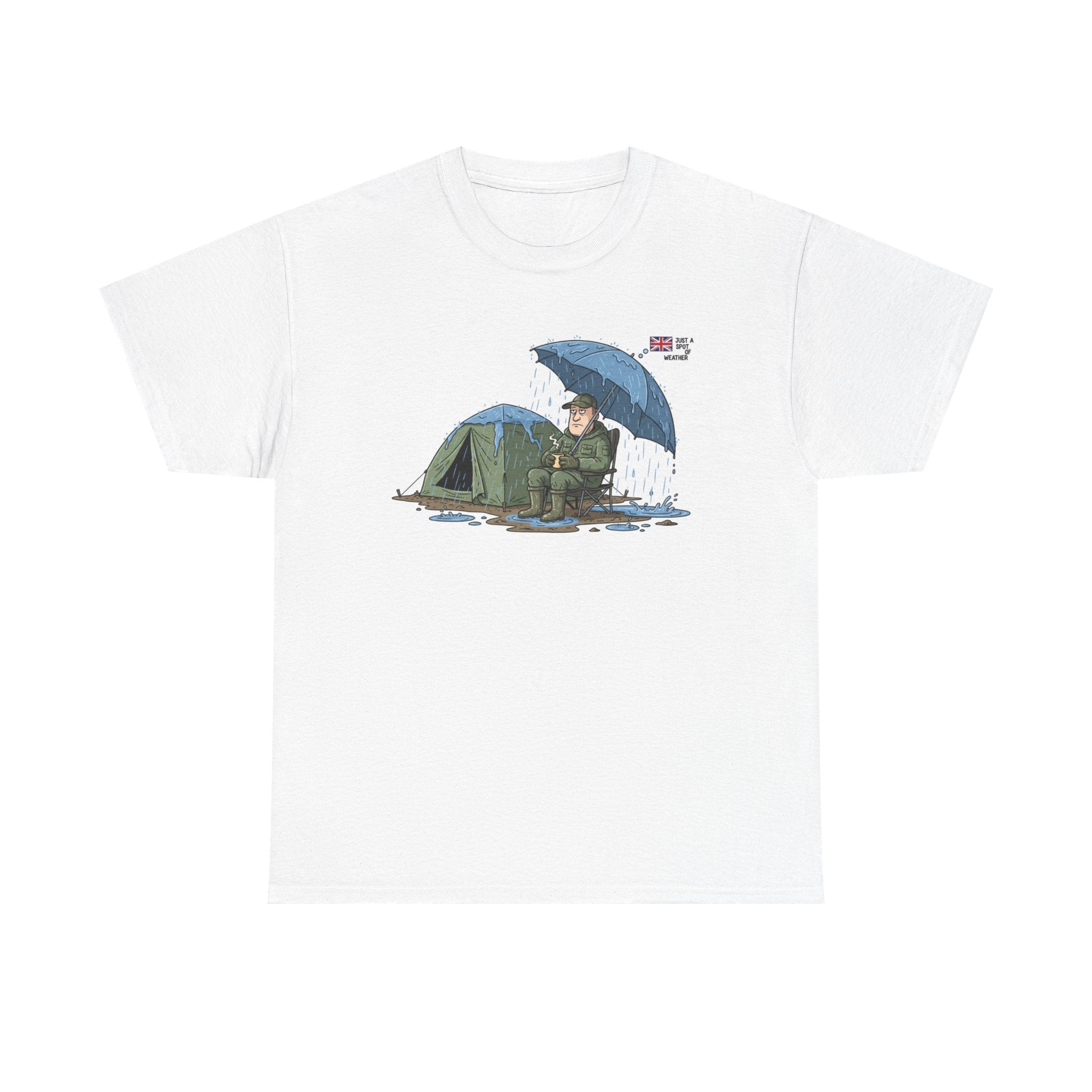 Retro Mountain Camper Graphic T-Shirt — Vintage Van Life Adventure Tee