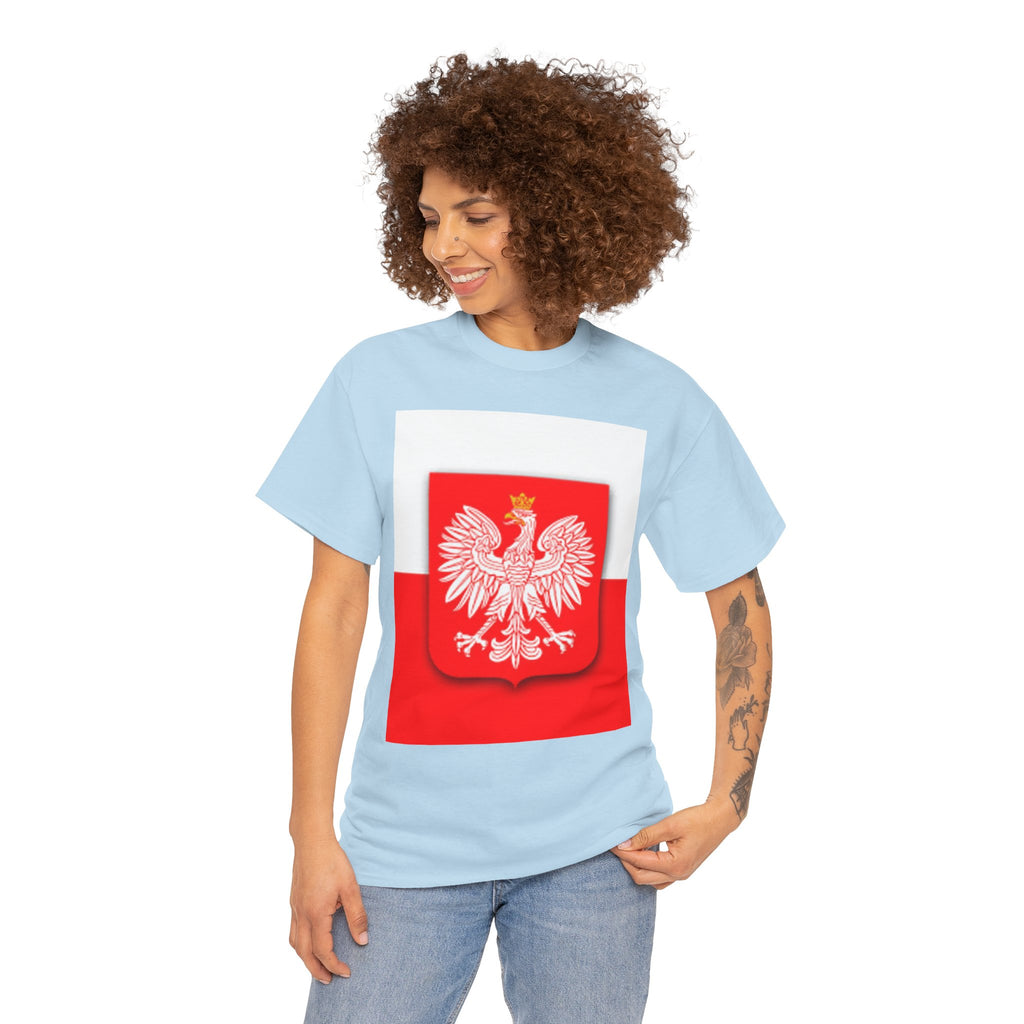 Polish White Eagle T-Shirt — Polska Coat of Arms Tee