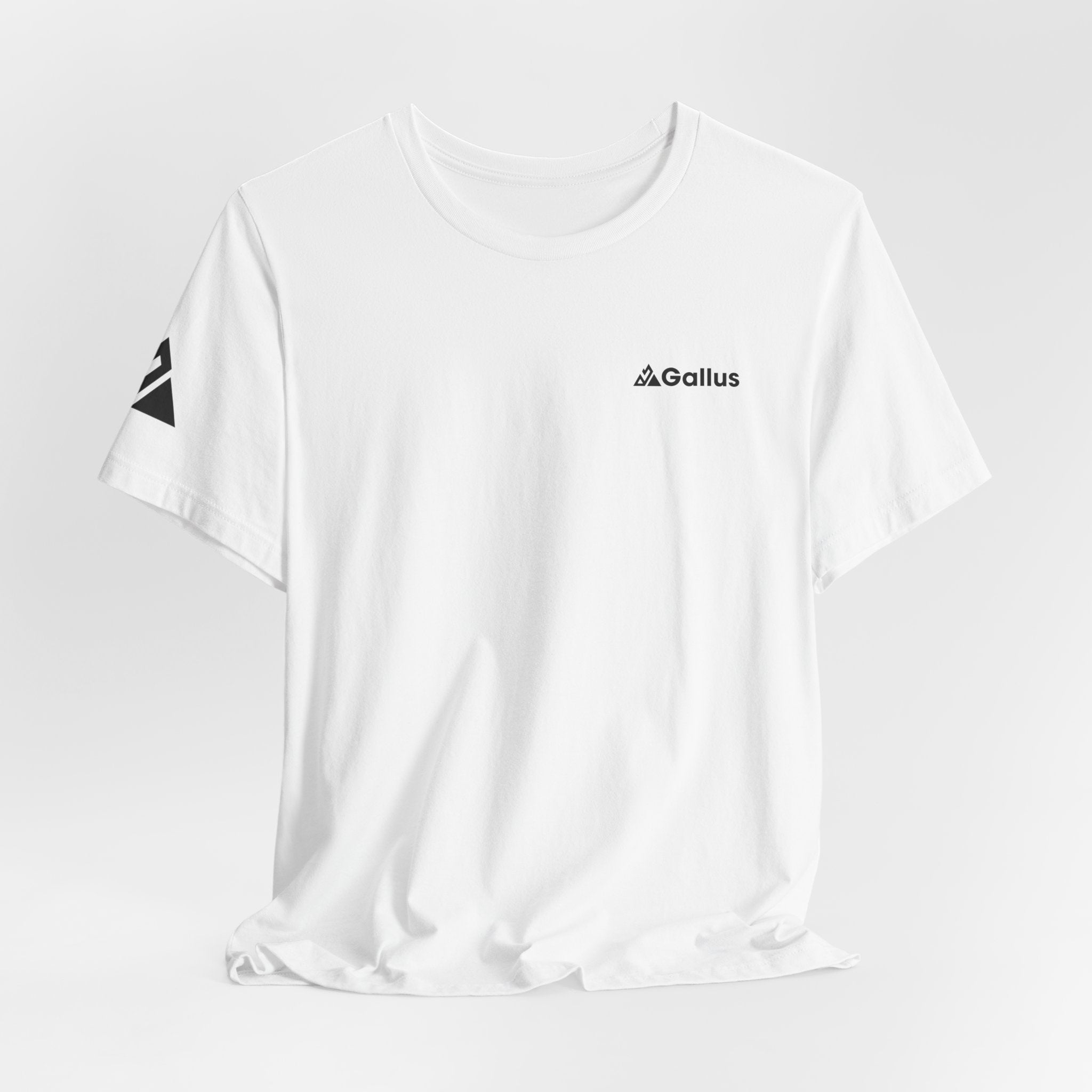 Gallus Minimal Logo T‑Shirt — Small Chest Emblem Casual Tee