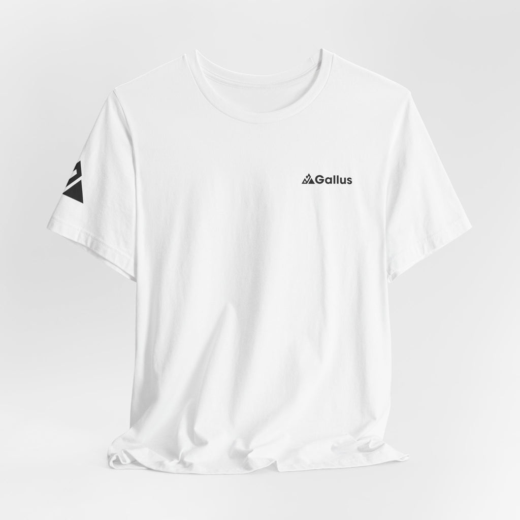 Gallus Minimal Logo T‑Shirt — Small Chest Emblem Casual Tee
