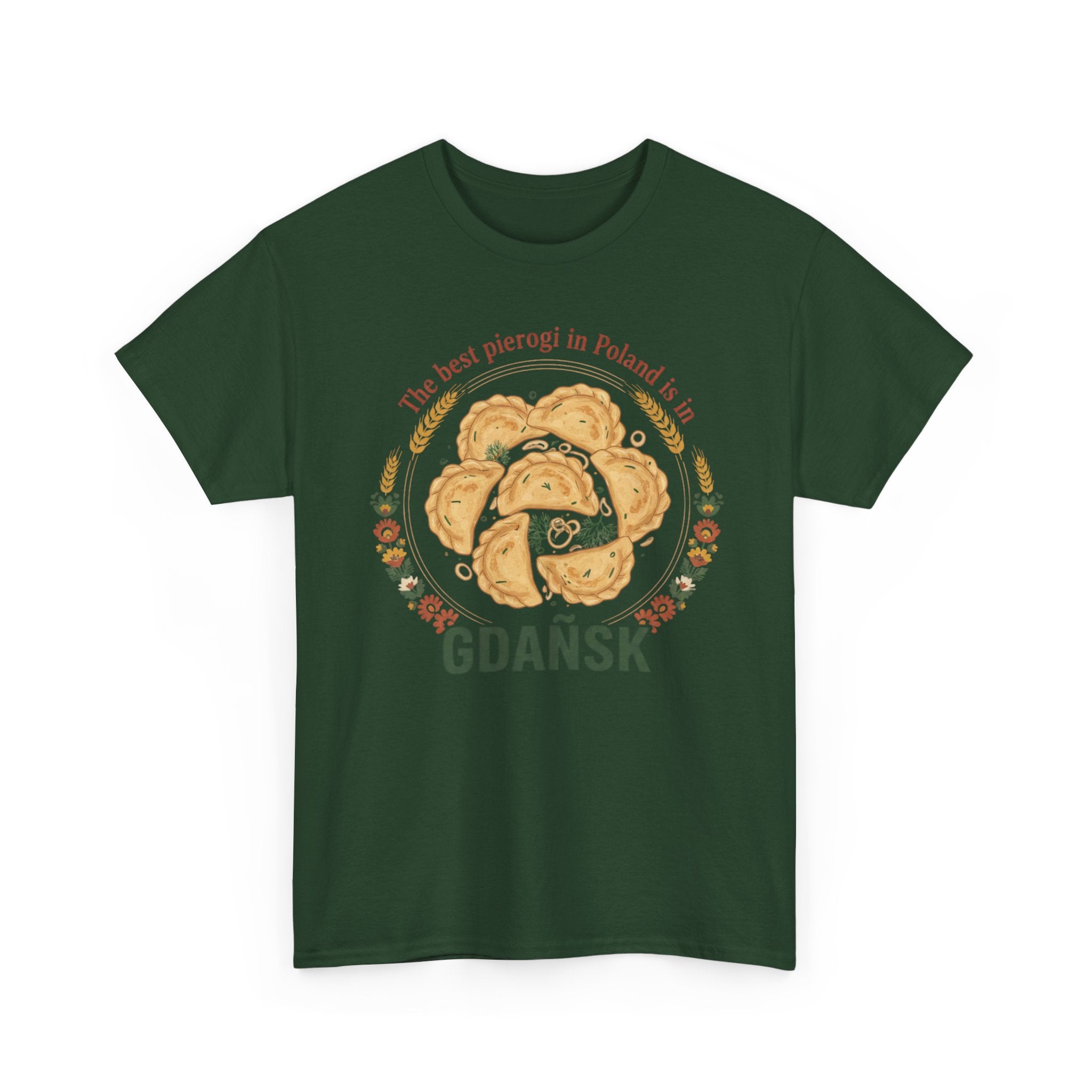 Gdańsk Pierogi T-Shirt — "The best pierogi in Poland" Travel Souvenir Tee