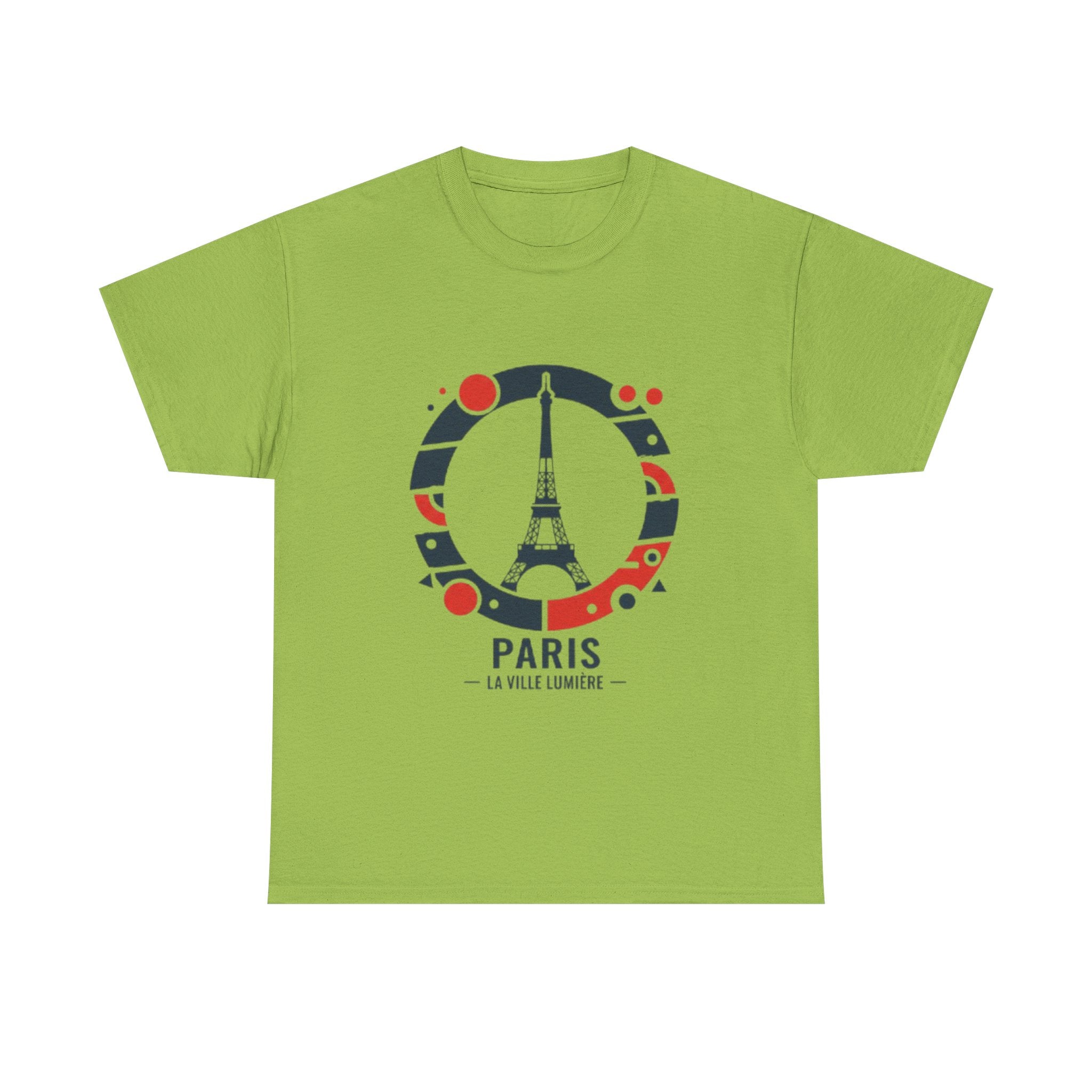 Paris Eiffel Tower Graphic Tee — 'Paris La Ville Lumière' Travel T‑Shirt