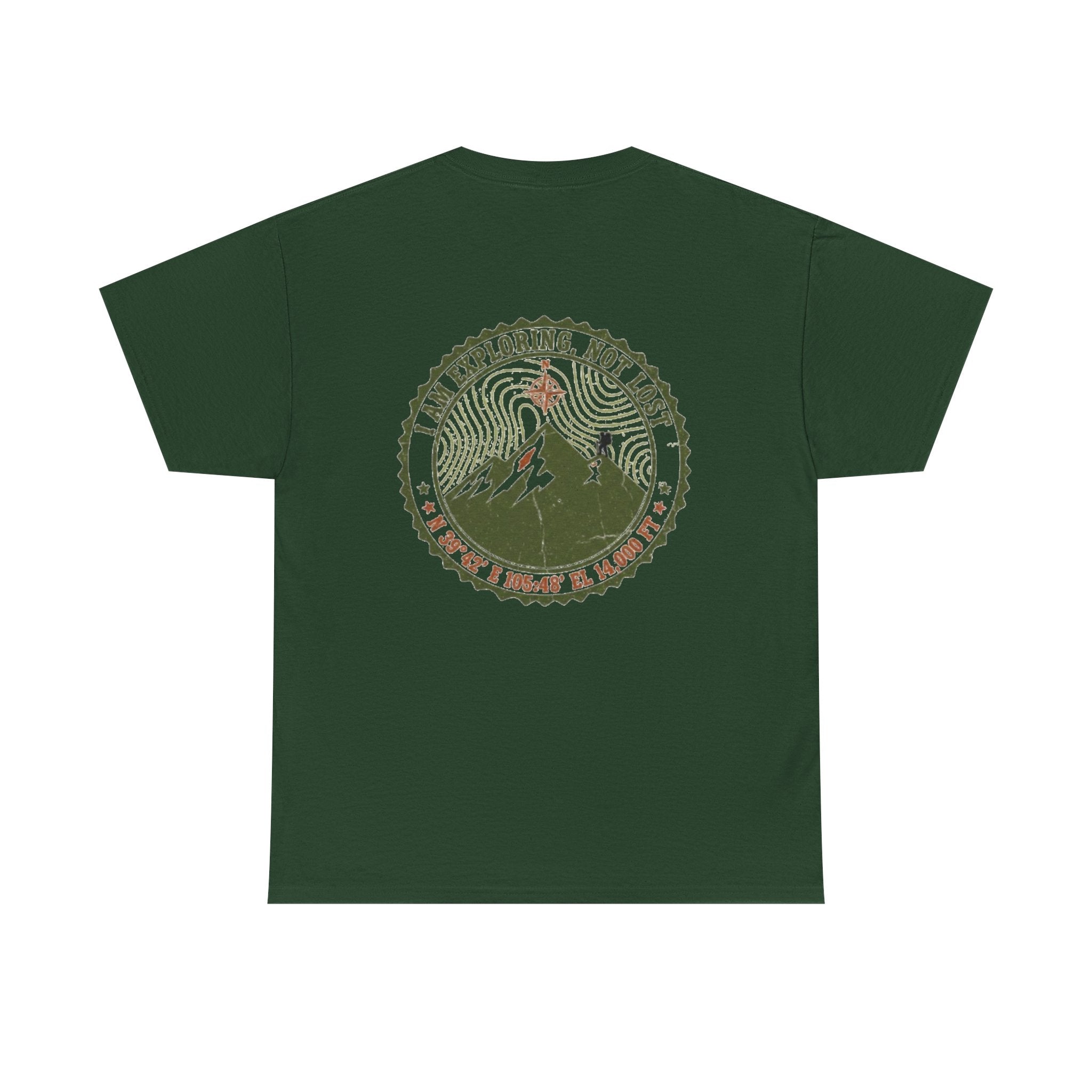 Adventure Logo Tee — "GALLUS" Mountain Badge Shirt (Exploring Not Lost)