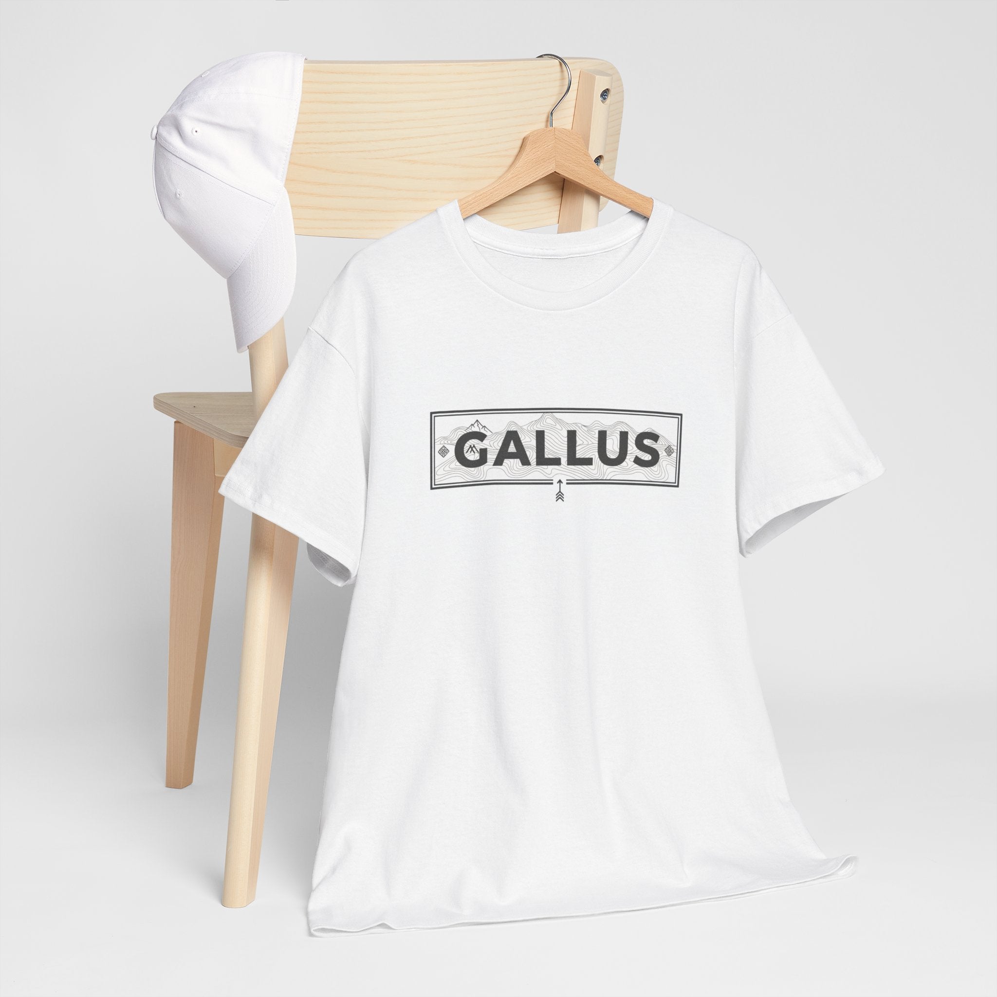 Gallus Logo Tee — Minimalist Stamp Graphic T-Shirt