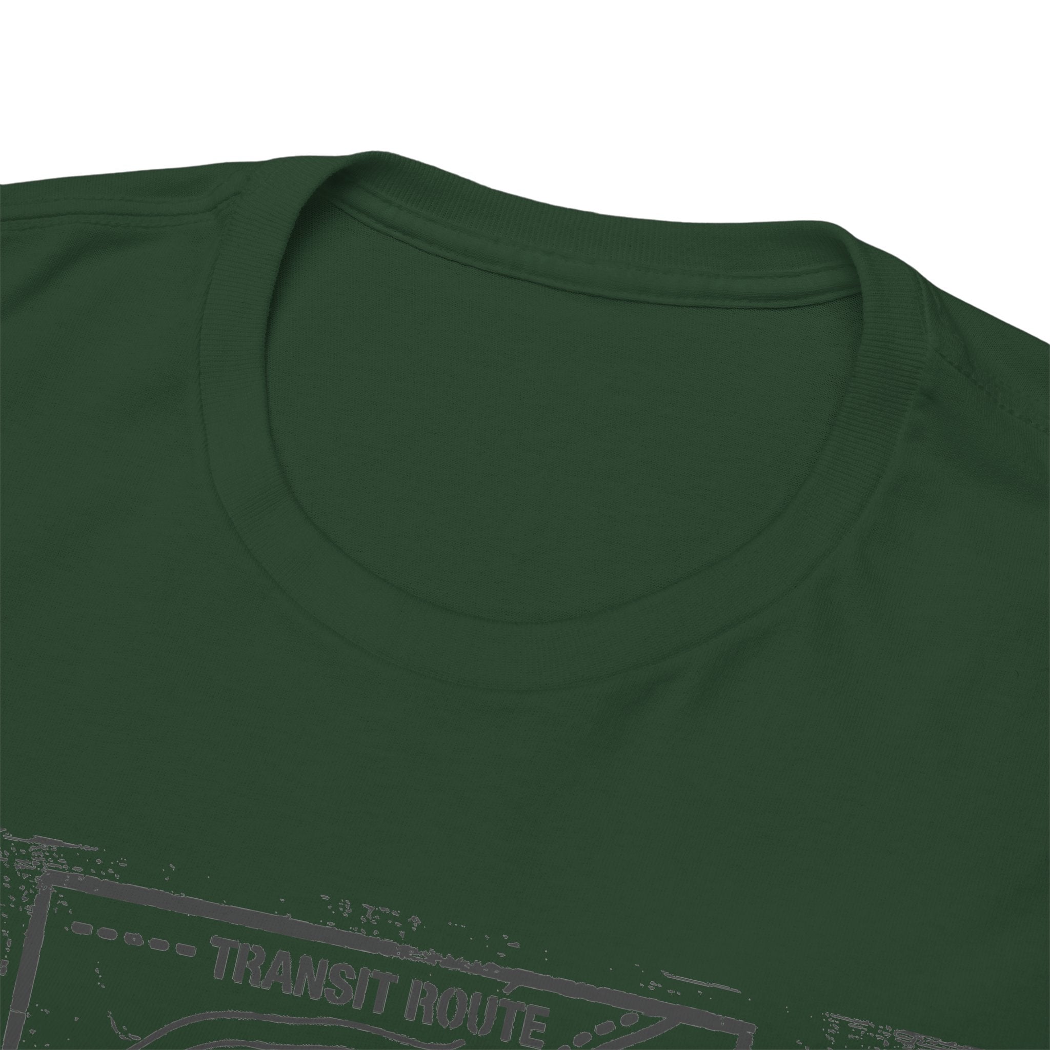 Retro Transit Route Adventure T-Shirt — Vintage Travel Map Graphic Tee