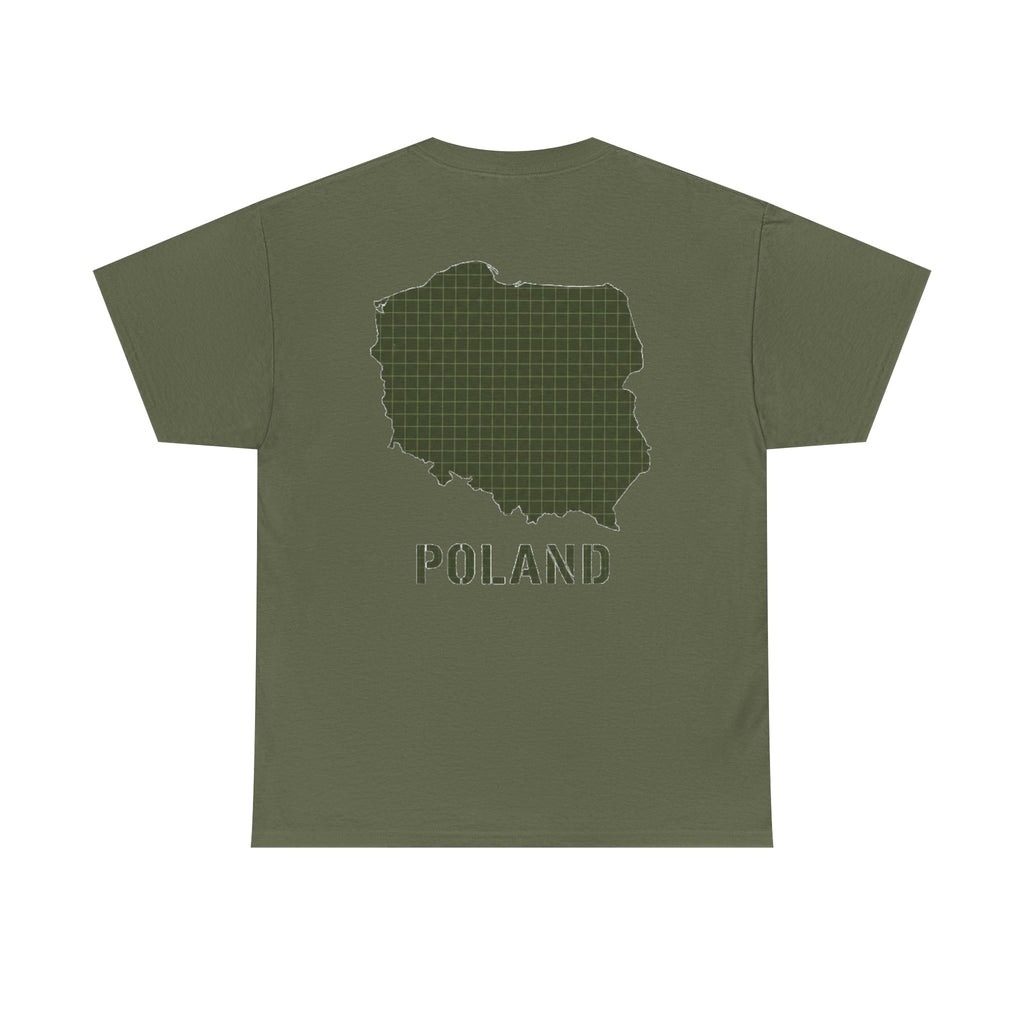 Poland Map T-Shirt — Gallus Logo Military-Style Polish Pride Tee