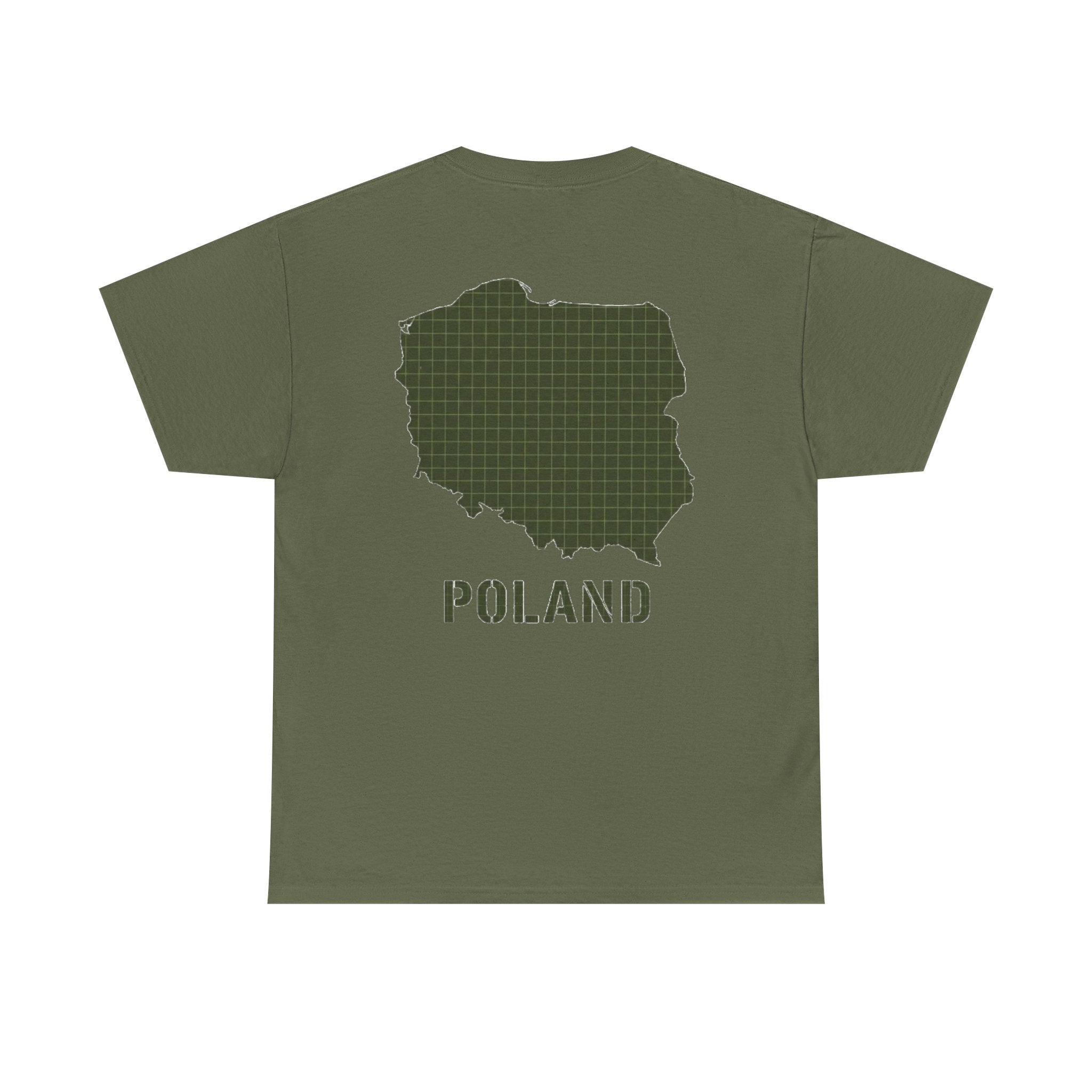 Poland Map T-Shirt — Gallus Logo Military-Style Polish Pride Tee