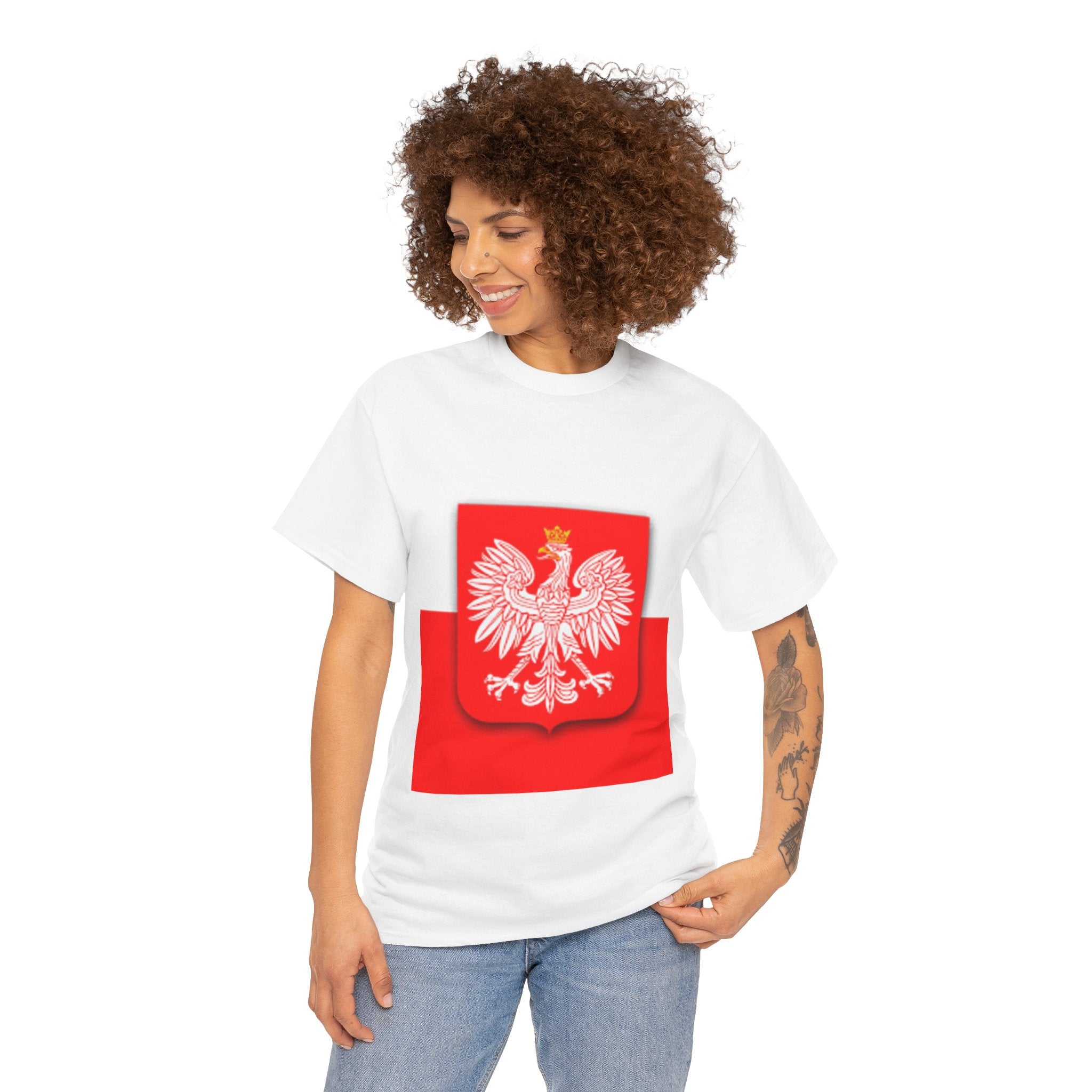 Polish White Eagle T-Shirt — Polska Coat of Arms Tee
